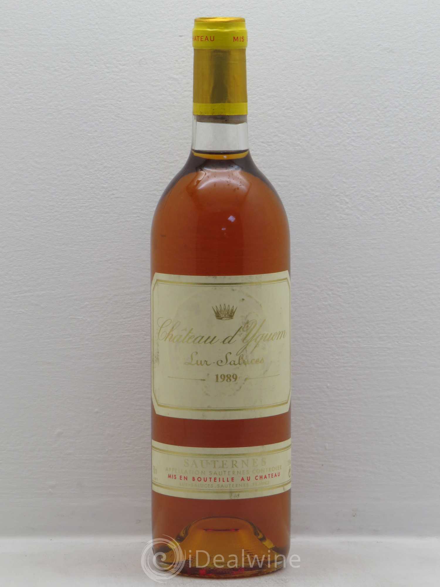 Château d' Yquem 1er Cru Classé Supérieur 1989 - Lotto di 1 bottiglia - 0