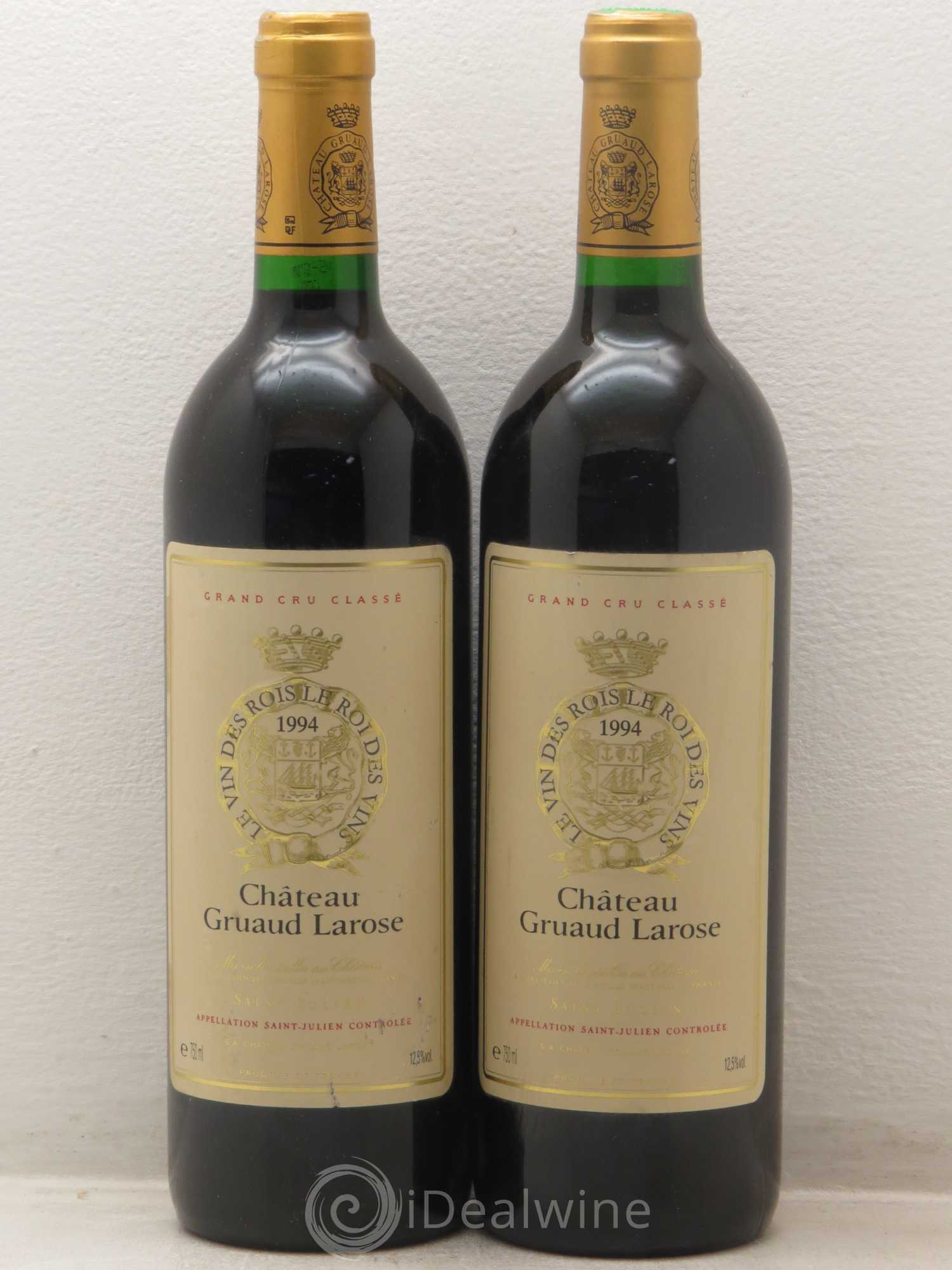 Château Gruaud Larose 2ème Grand Cru Classé 1994 - Lot de 2 bouteilles - 0