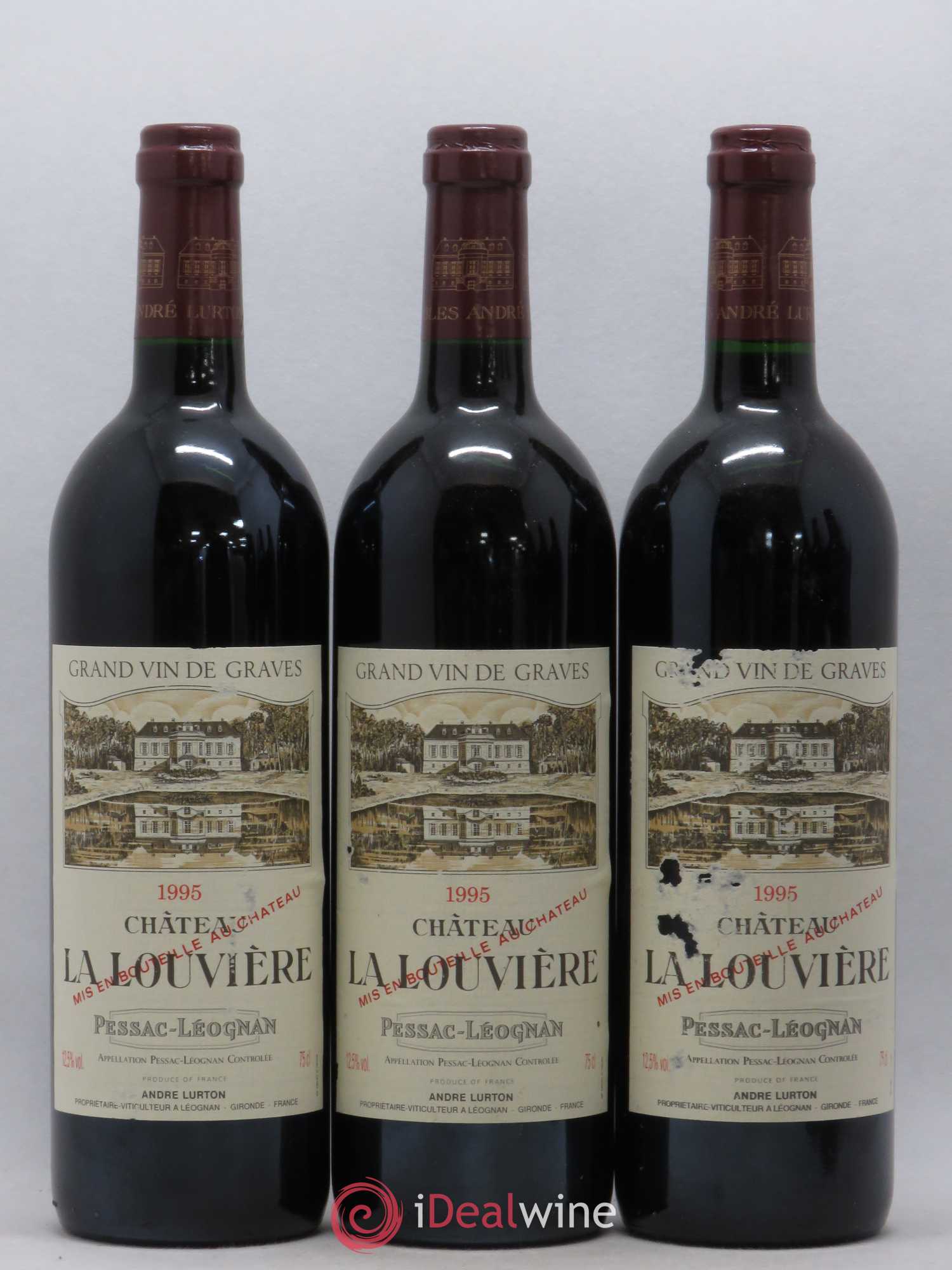 Château la Louvière 1995 - Lot de 6 bouteilles - 1