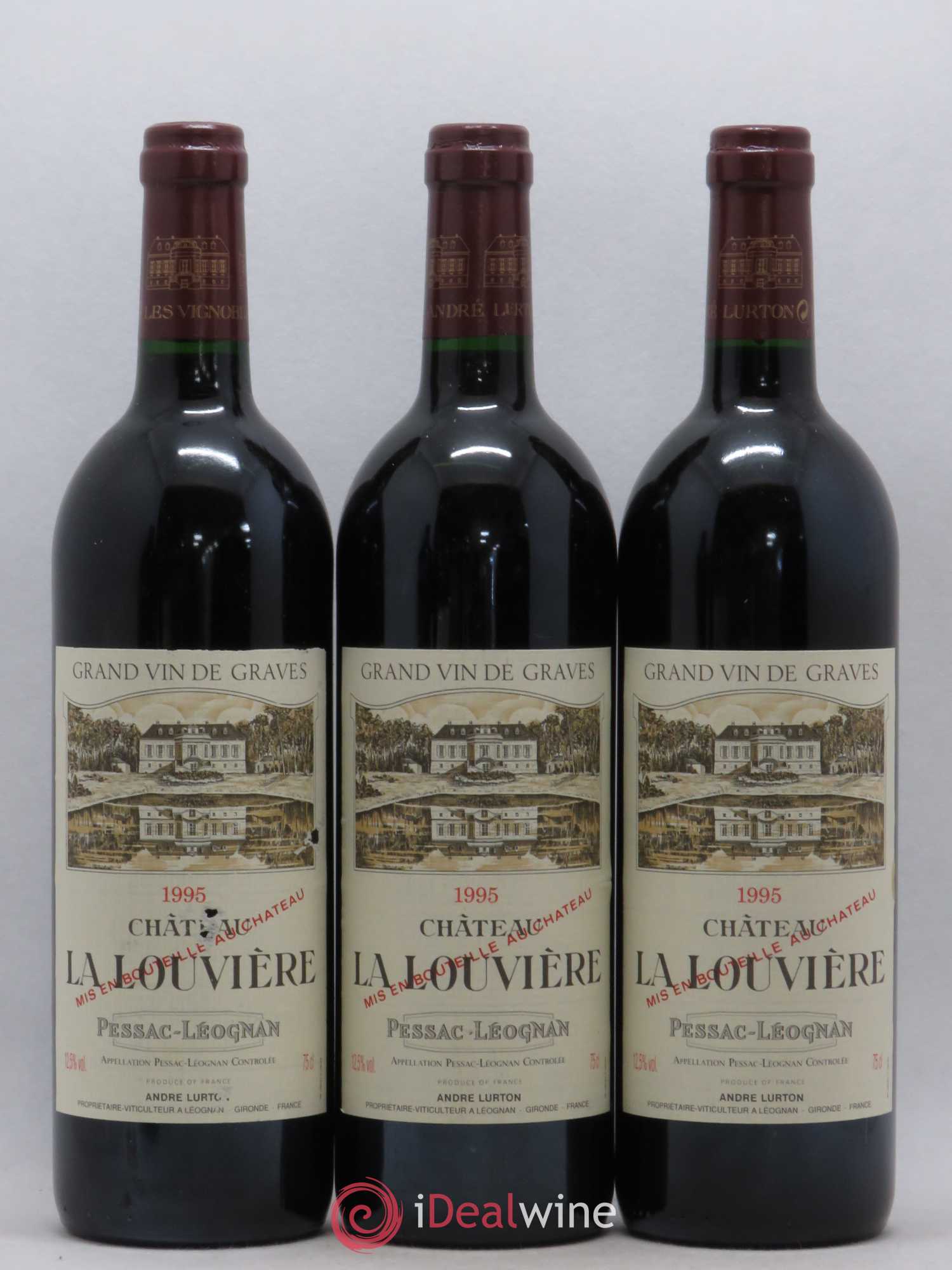 Château la Louvière 1995 - Lot de 6 bouteilles - 2
