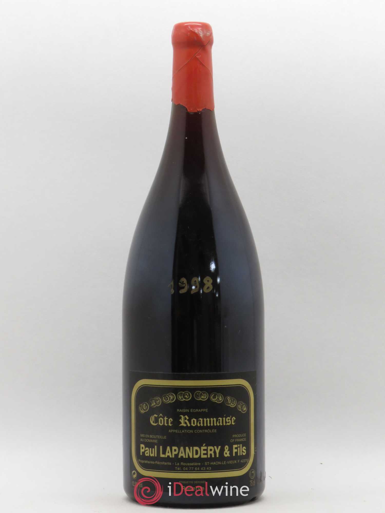 Vin de France Côte Roannaise Réserve Paul Lapandery (sans prix de réserve) 1998 - Posten von 1 Magnum - 0