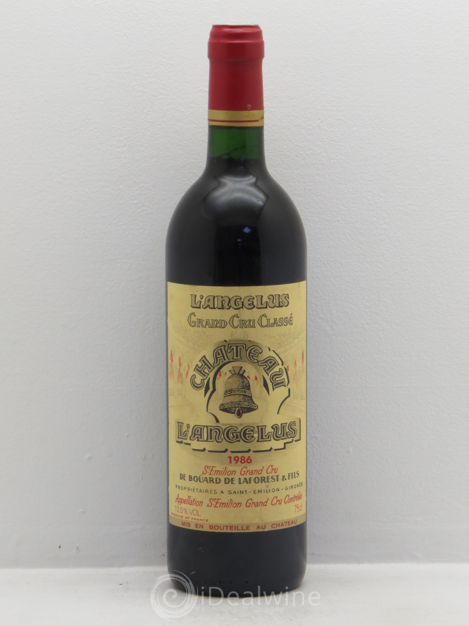 Château Angélus 1er Grand Cru Classé A 1986 - Lot de 1 bouteille - 0