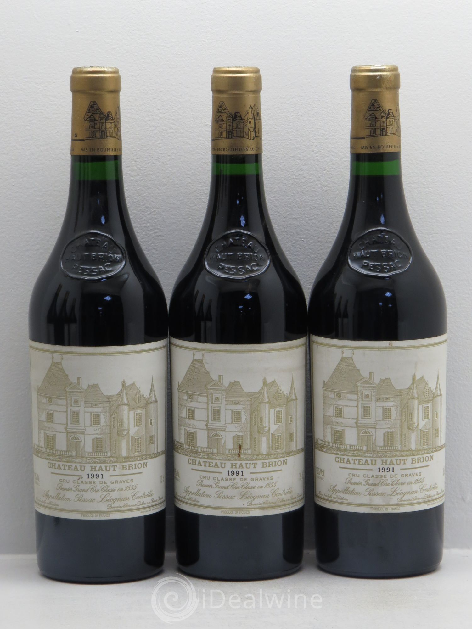 Château Haut Brion 1er Grand Cru Classé 1991 - Lot de 6 bouteilles - 1