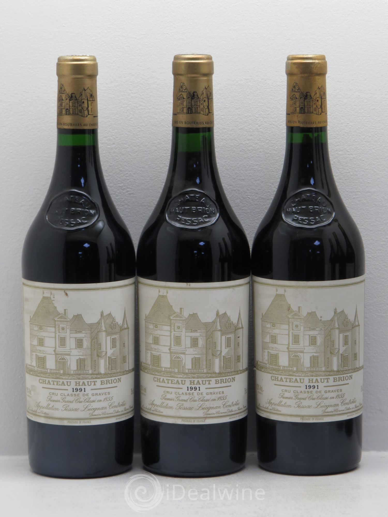 Château Haut Brion 1er Grand Cru Classé 1991 - Lot de 6 bouteilles - 2