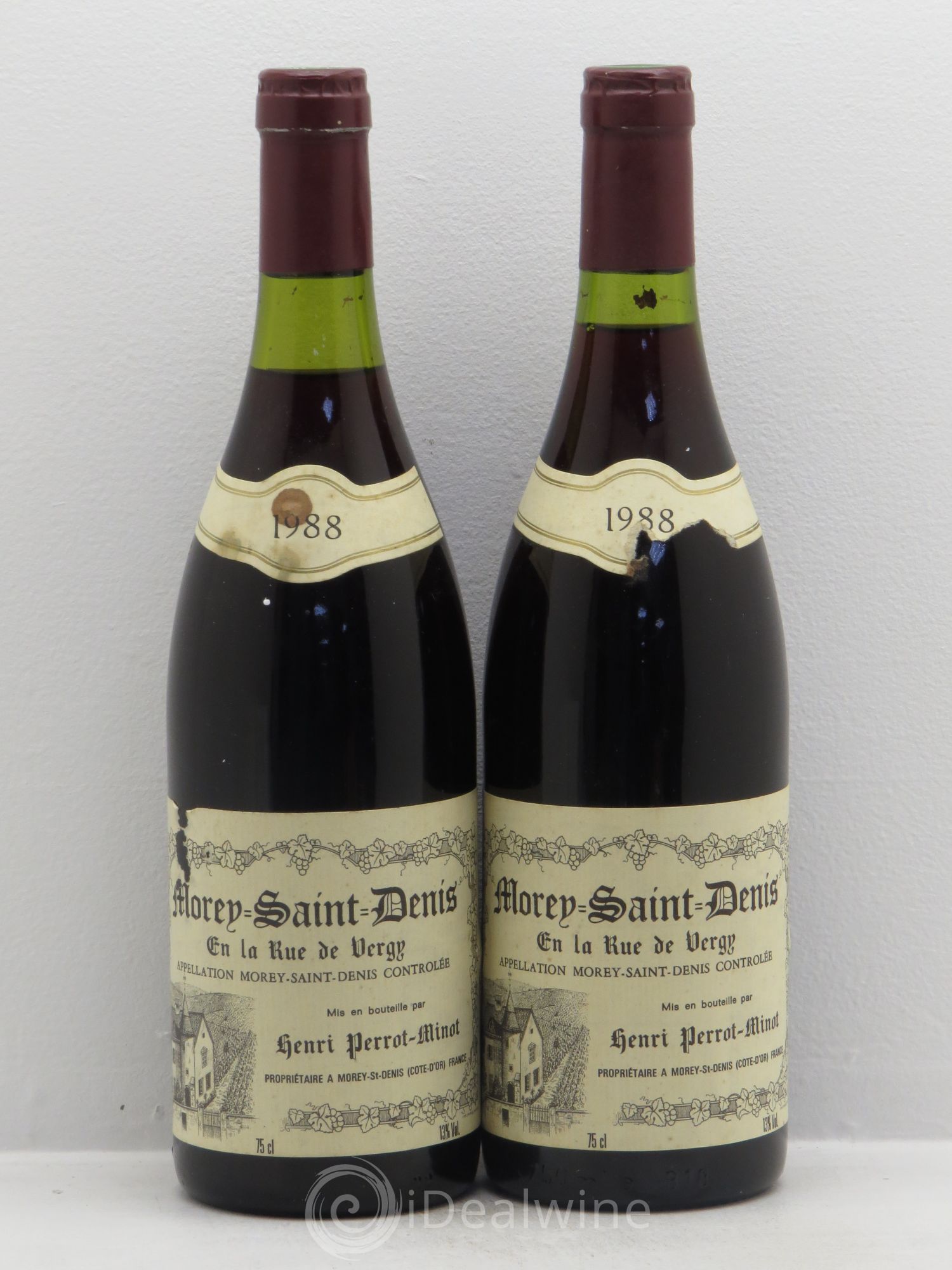 Morey-Saint-Denis 1988 - Lot de 2 bouteilles - 0