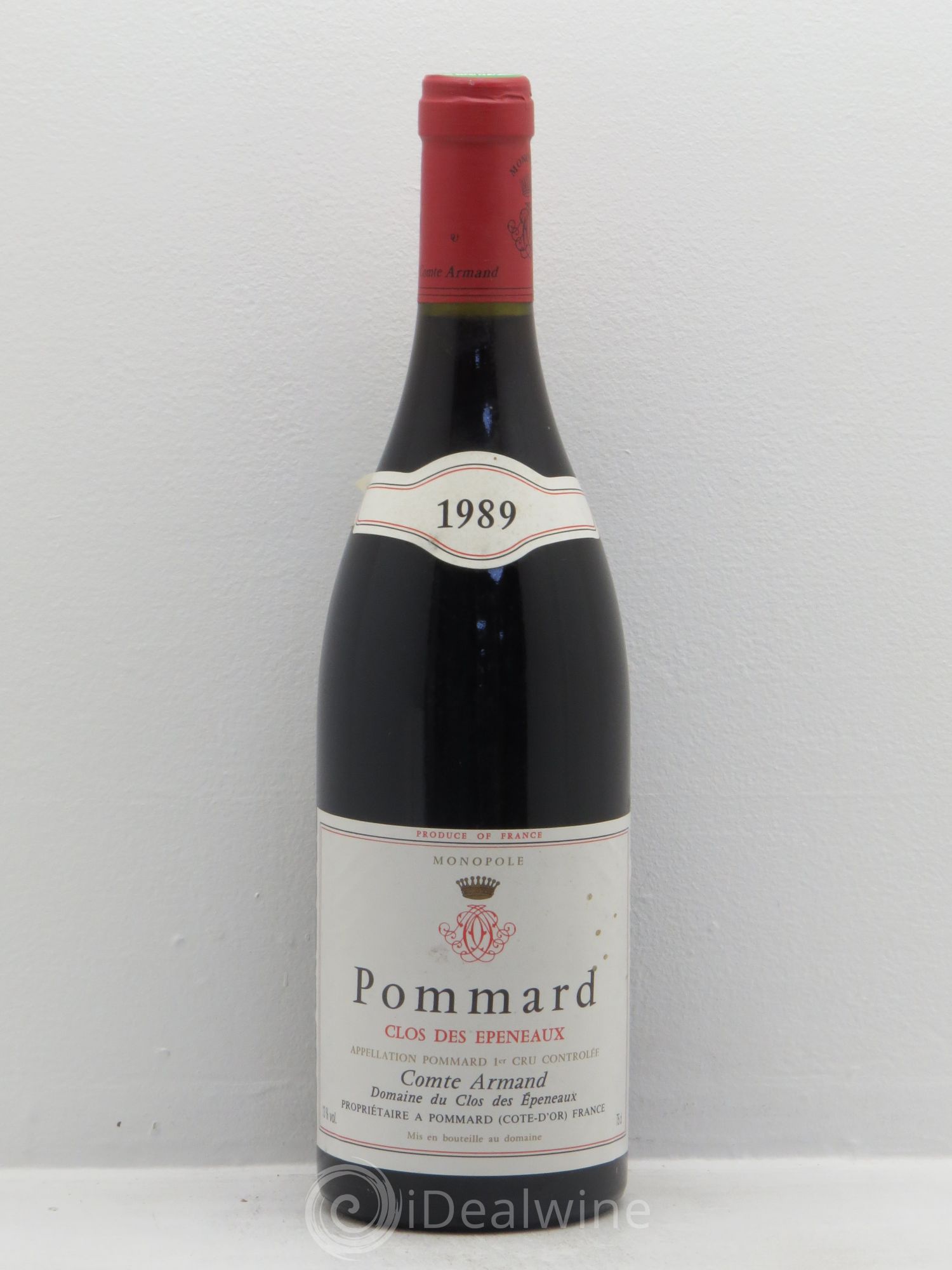 Pommard 1er Cru Clos des Epeneaux Comte Armand 1989 - Lot de 6 bouteilles - 0