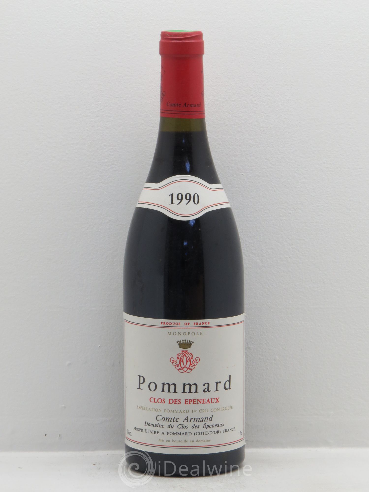 Pommard 1er Cru Clos des Epeneaux Comte Armand 1990 - Lot de 1 bouteille - 0