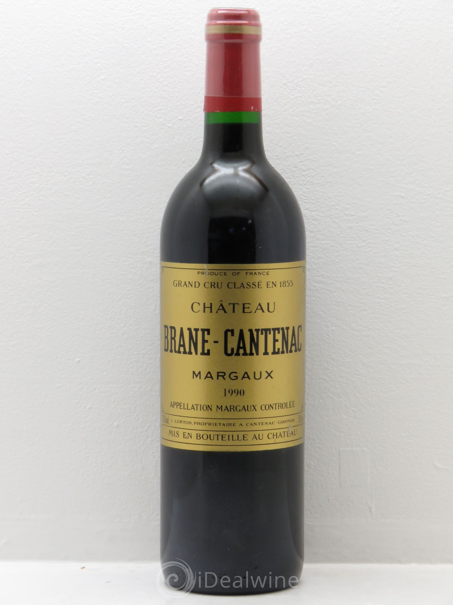 Château Brane Cantenac 2ème Grand Cru Classé 1990 - Lot de 1 bouteille - 0
