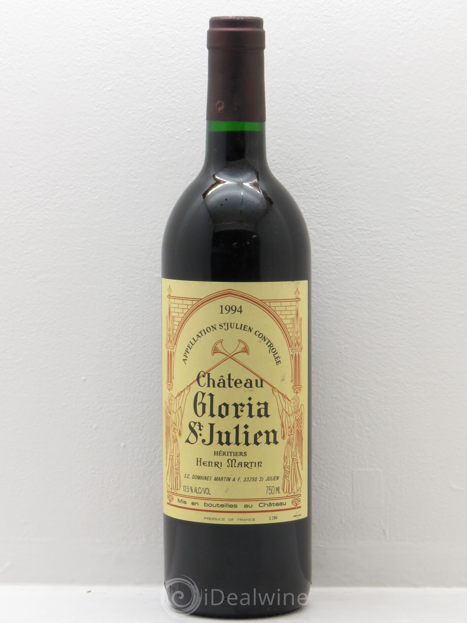 Château Gloria 1994 - Lot de 1 bouteille - 0