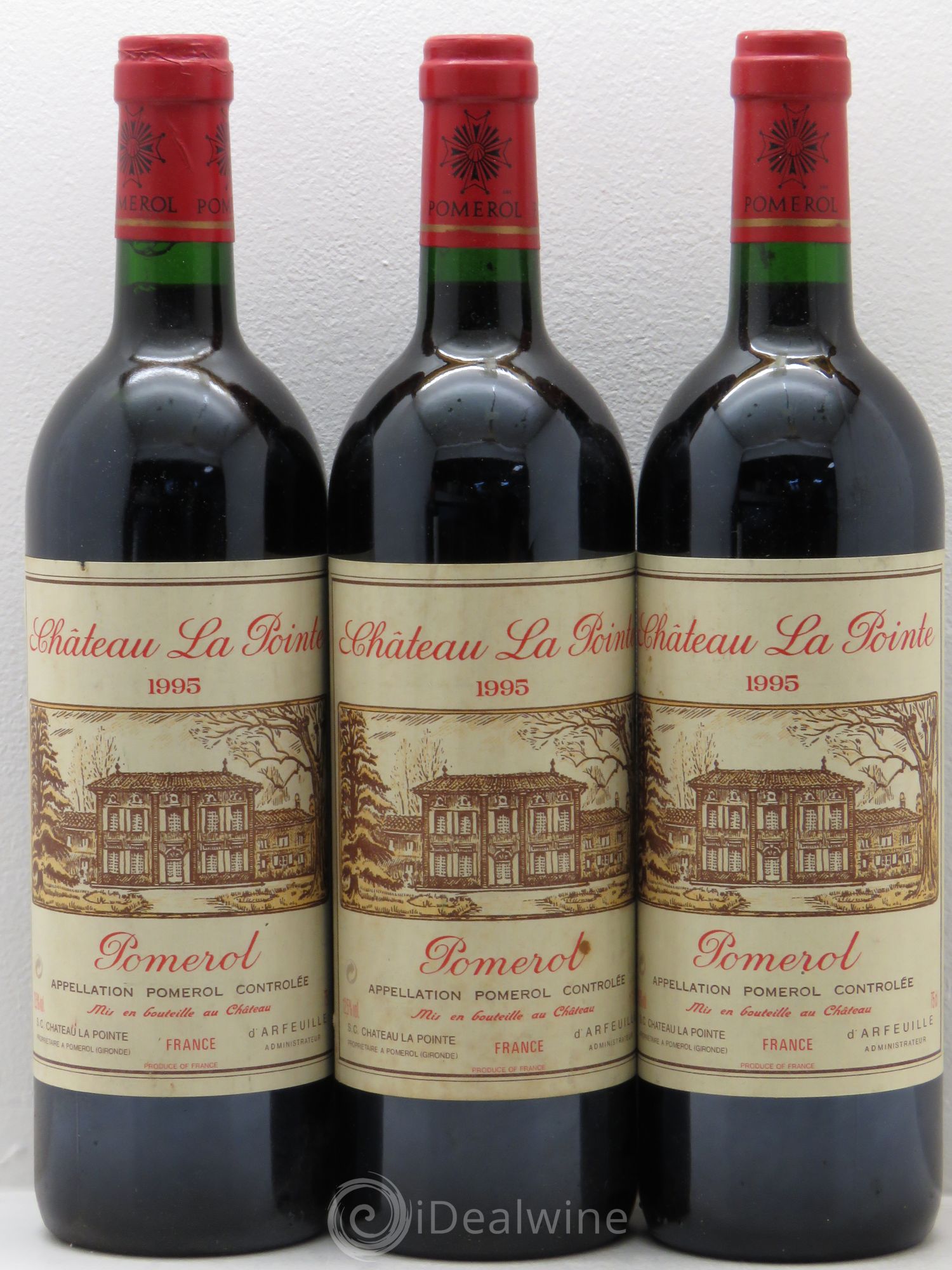 Château la Pointe 1995 - Lot de 3 bouteilles - 0