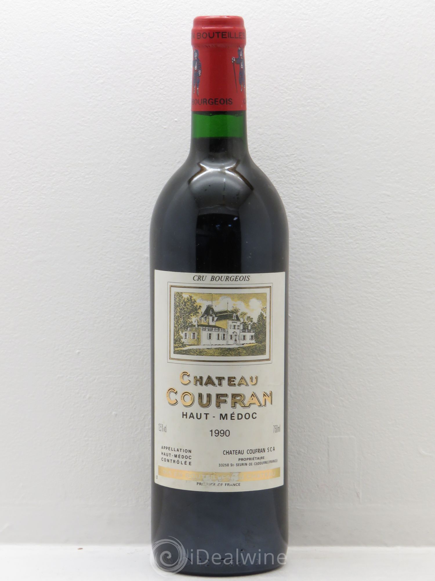 Château Coufran Cru Bourgeois 1990 - Lot de 1 bouteille - 0