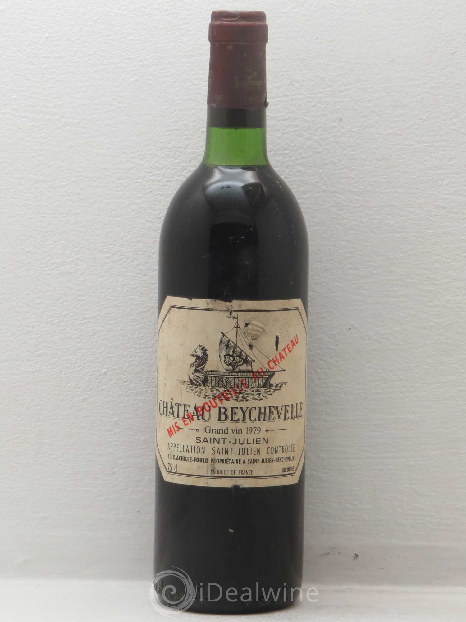 Château Beychevelle 4ème Grand Cru Classé 1979 - Lot de 1 bouteille - 0