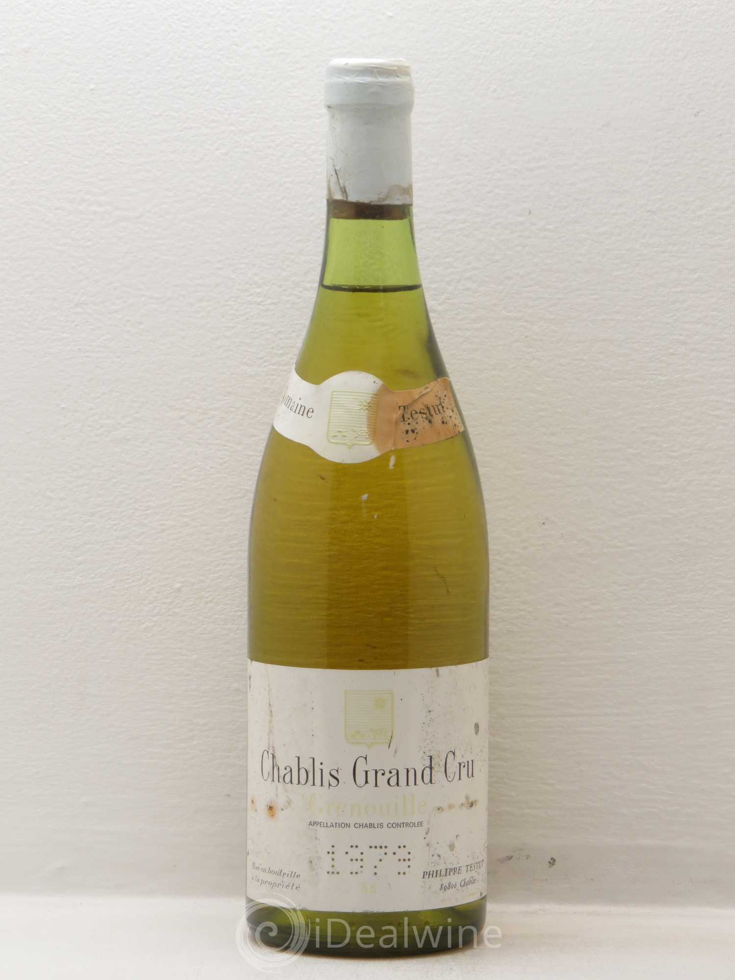 Chablis Grand Cru Grenouille Philippe Testut 1979 - Posten von 1 Flasche - 0