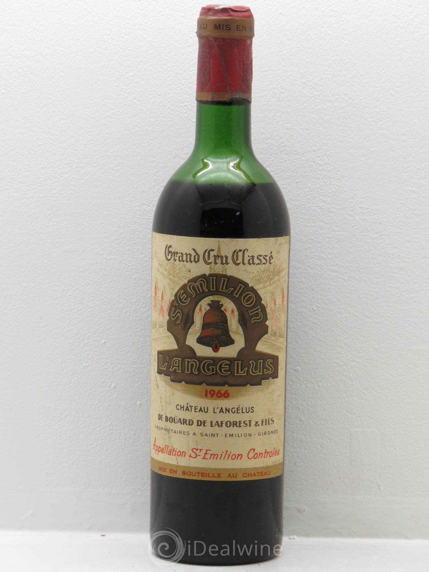 Château Angélus 1er Grand Cru Classé A 1966 - Lot de 1 bouteille - 0