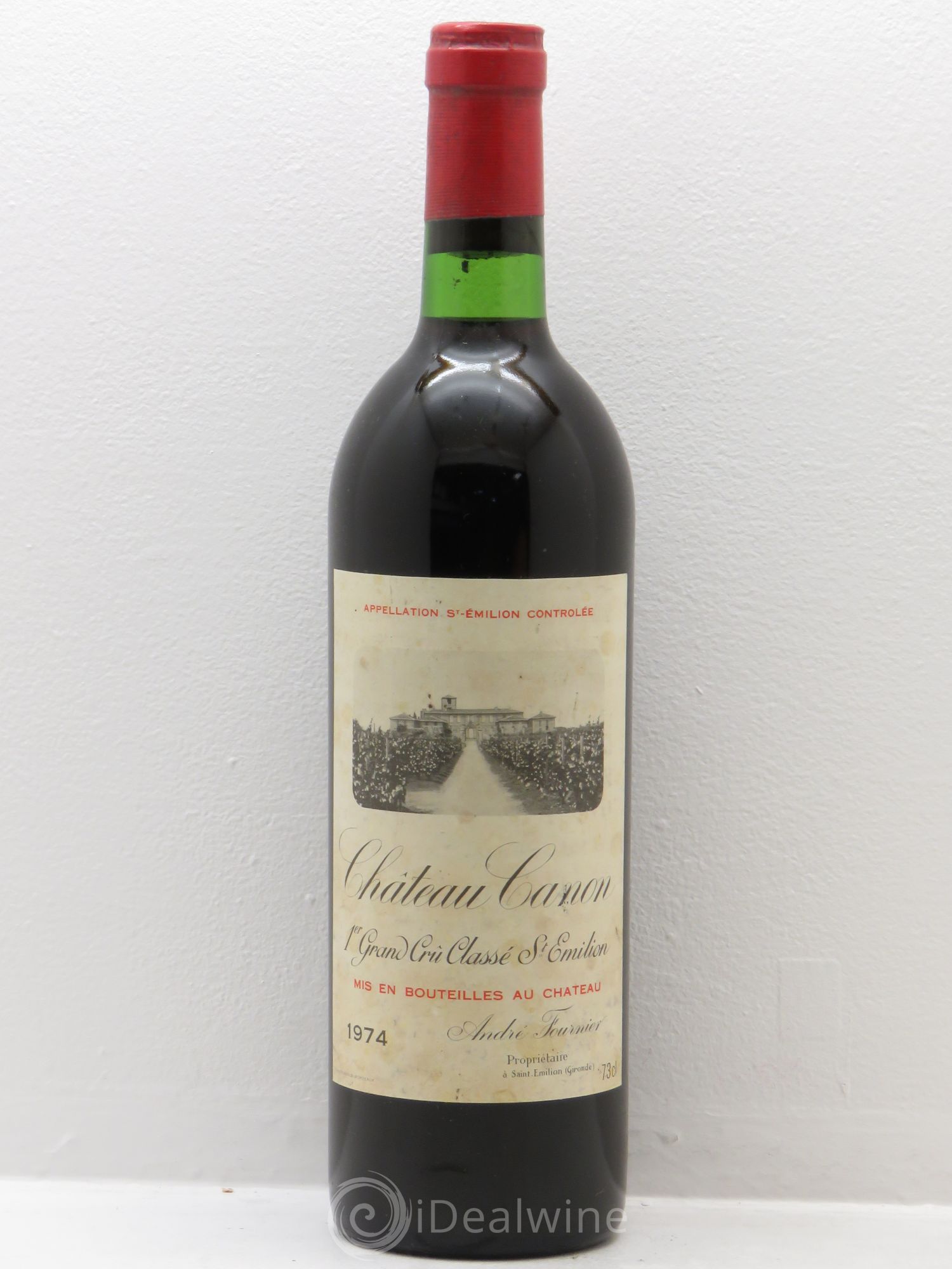 Château Canon 1er Grand Cru Classé B 1974 - Lot de 1 bouteille - 0