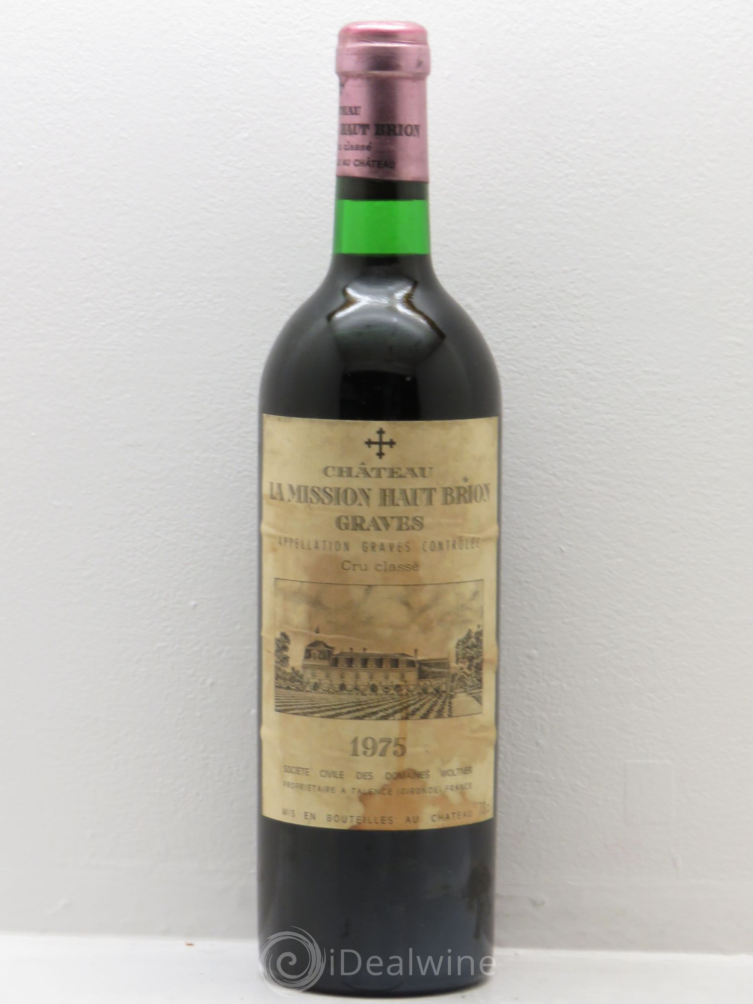 Château la Mission Haut-Brion Cru Classé de Graves 1975 - Lot de 1 bouteille - 0