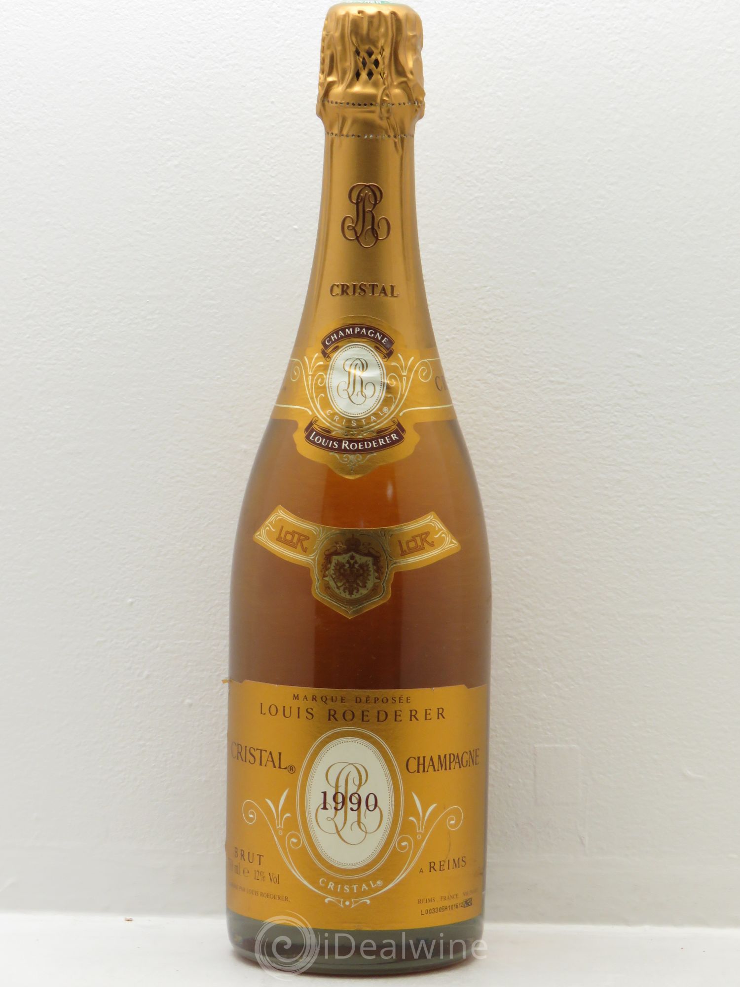 Cristal Louis Roederer 1990 - Lot de 1 bouteille - 0