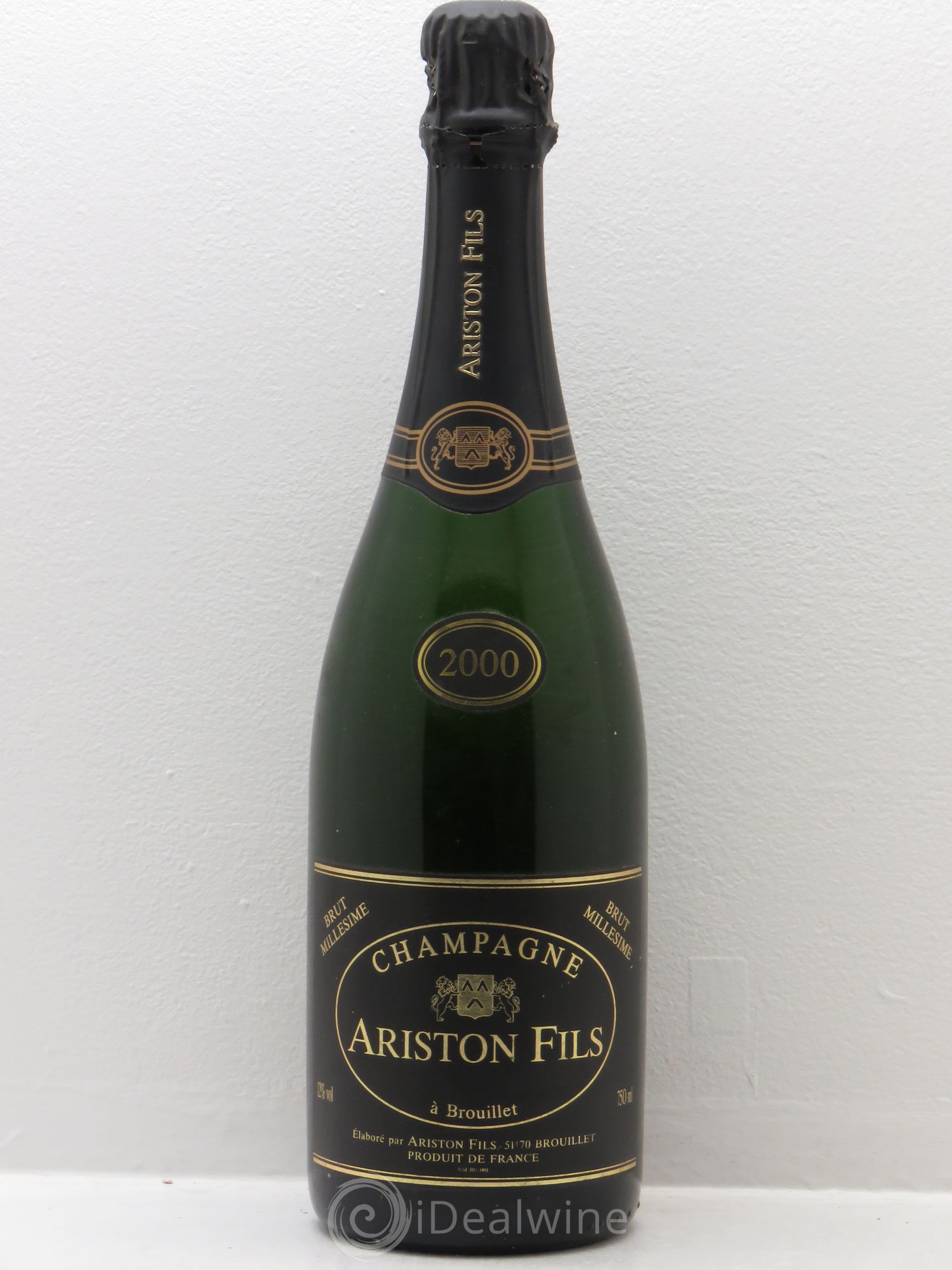 Champagne Ariston et fils 2000 - Posten von 1 Flasche - 0