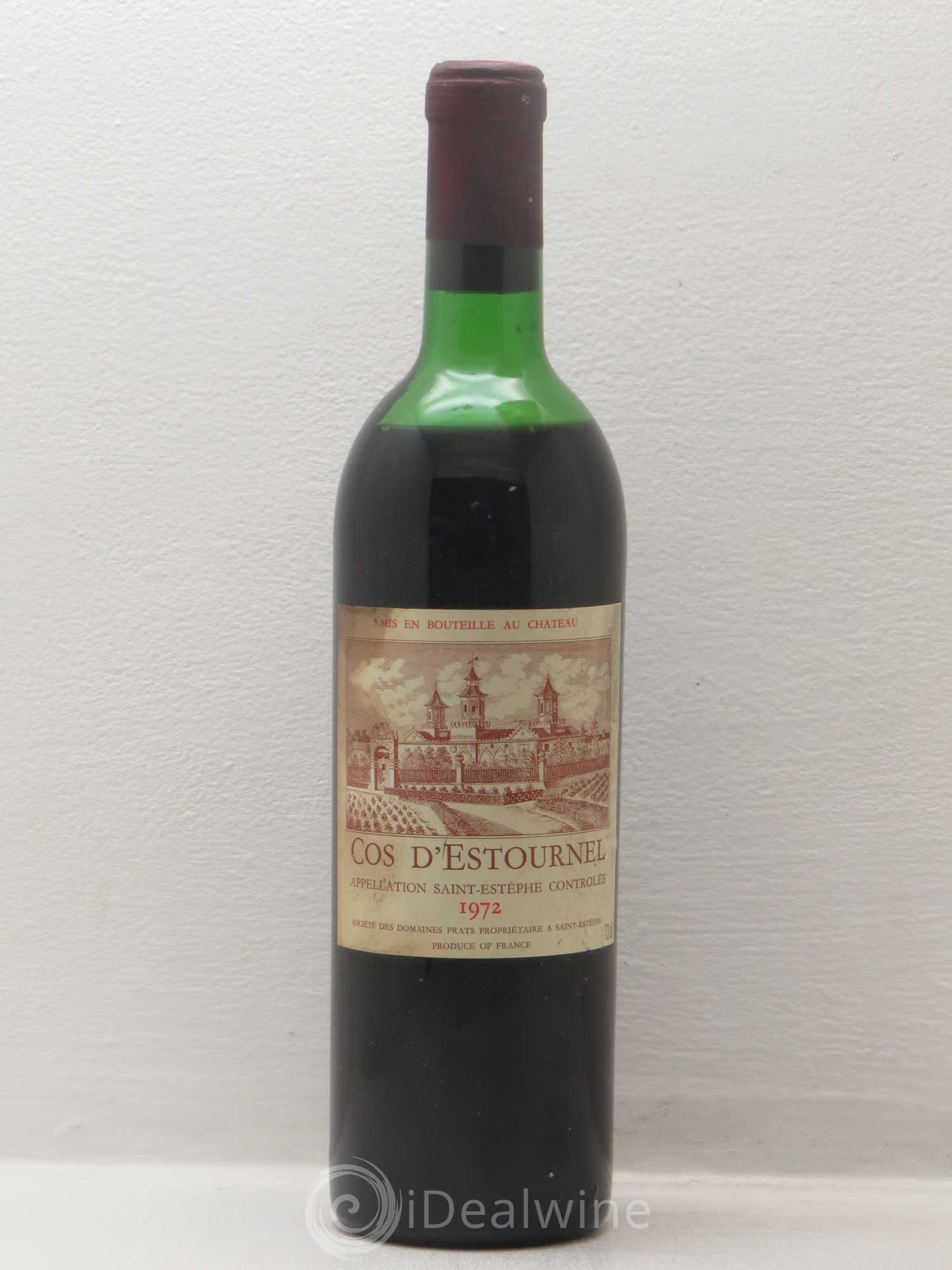 Cos d'Estournel 2ème Grand Cru Classé 1972 - Lot de 1 bouteille - 0