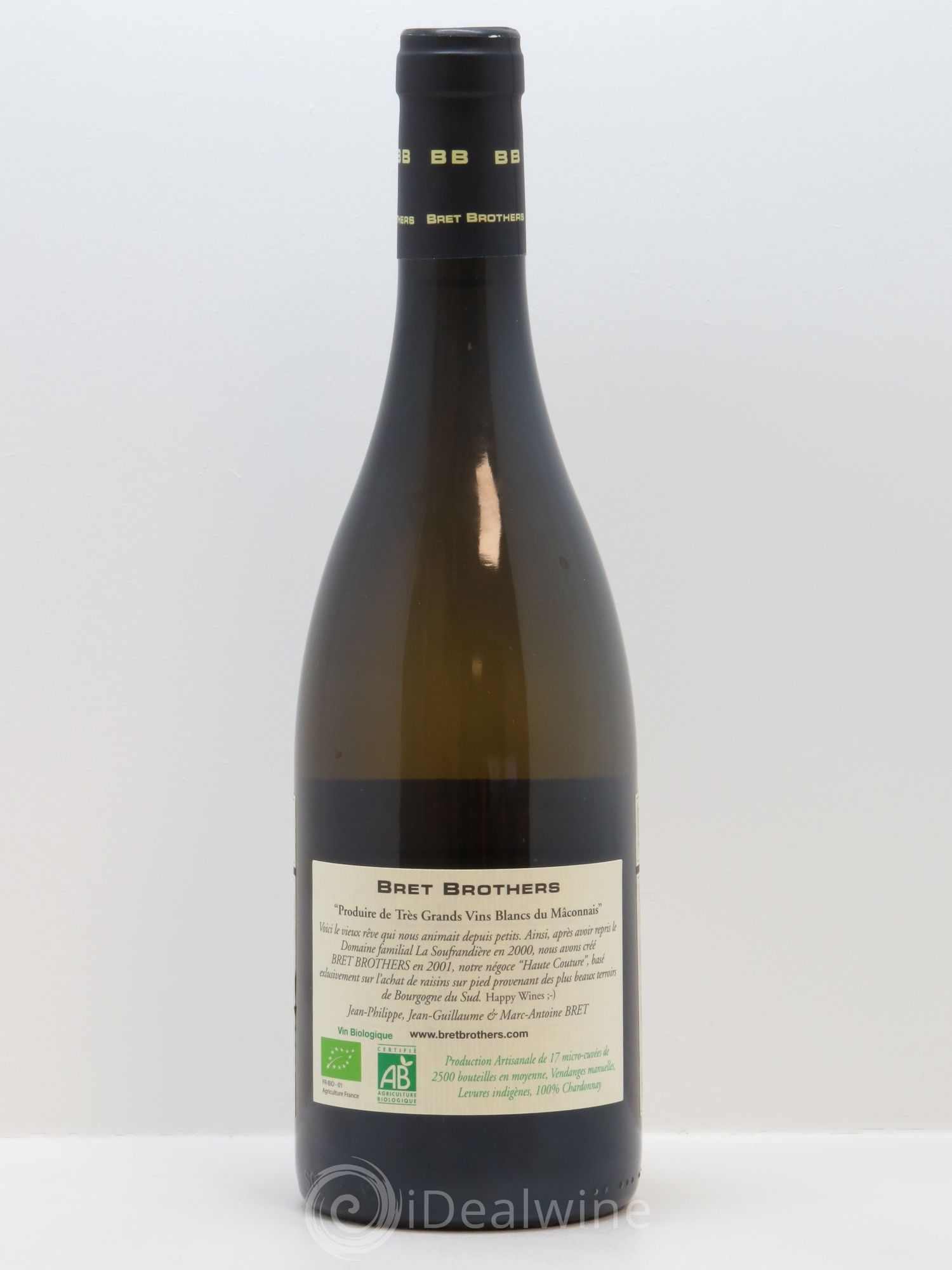 Mâcon-Chardonnay Bret Brothers 2014 - Lot de 1 bouteille - 1