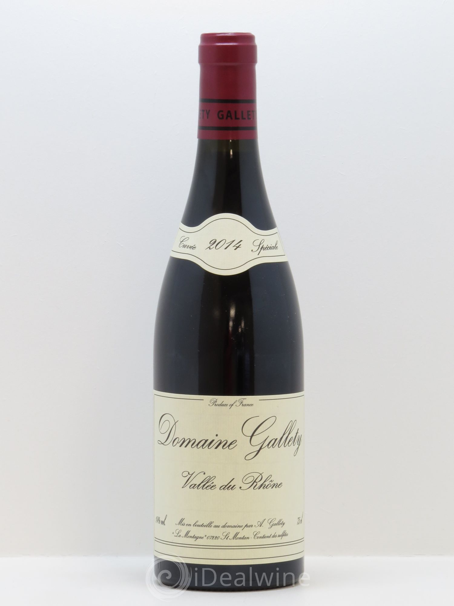 Côtes du Vivarais Gallety (Domaine) 2014 - Lot de 1 bouteille - 0