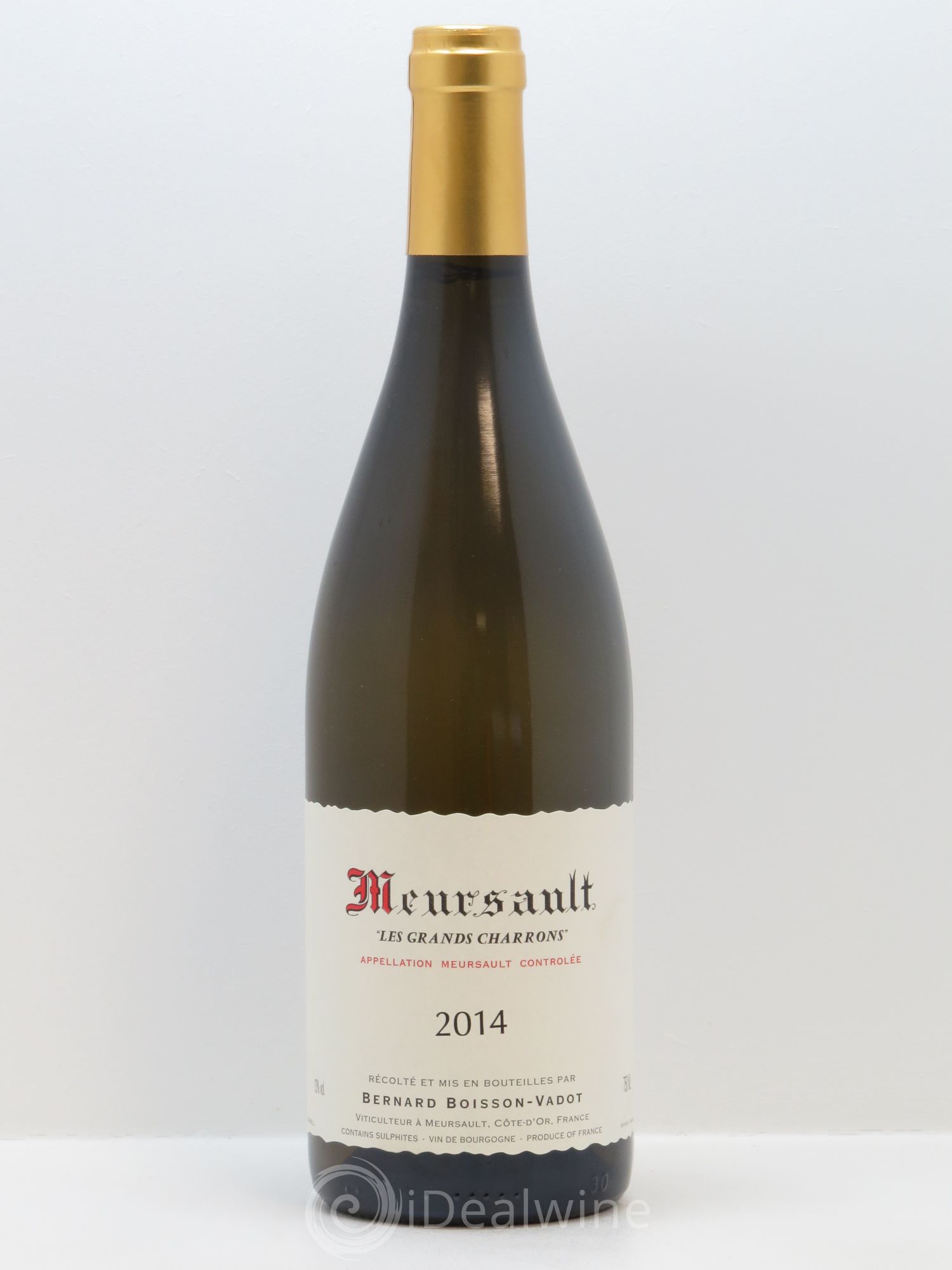 Meursault Les Grands Charrons Boisson-Vadot (Domaine) 2014 - Lot de 1 bouteille - 0