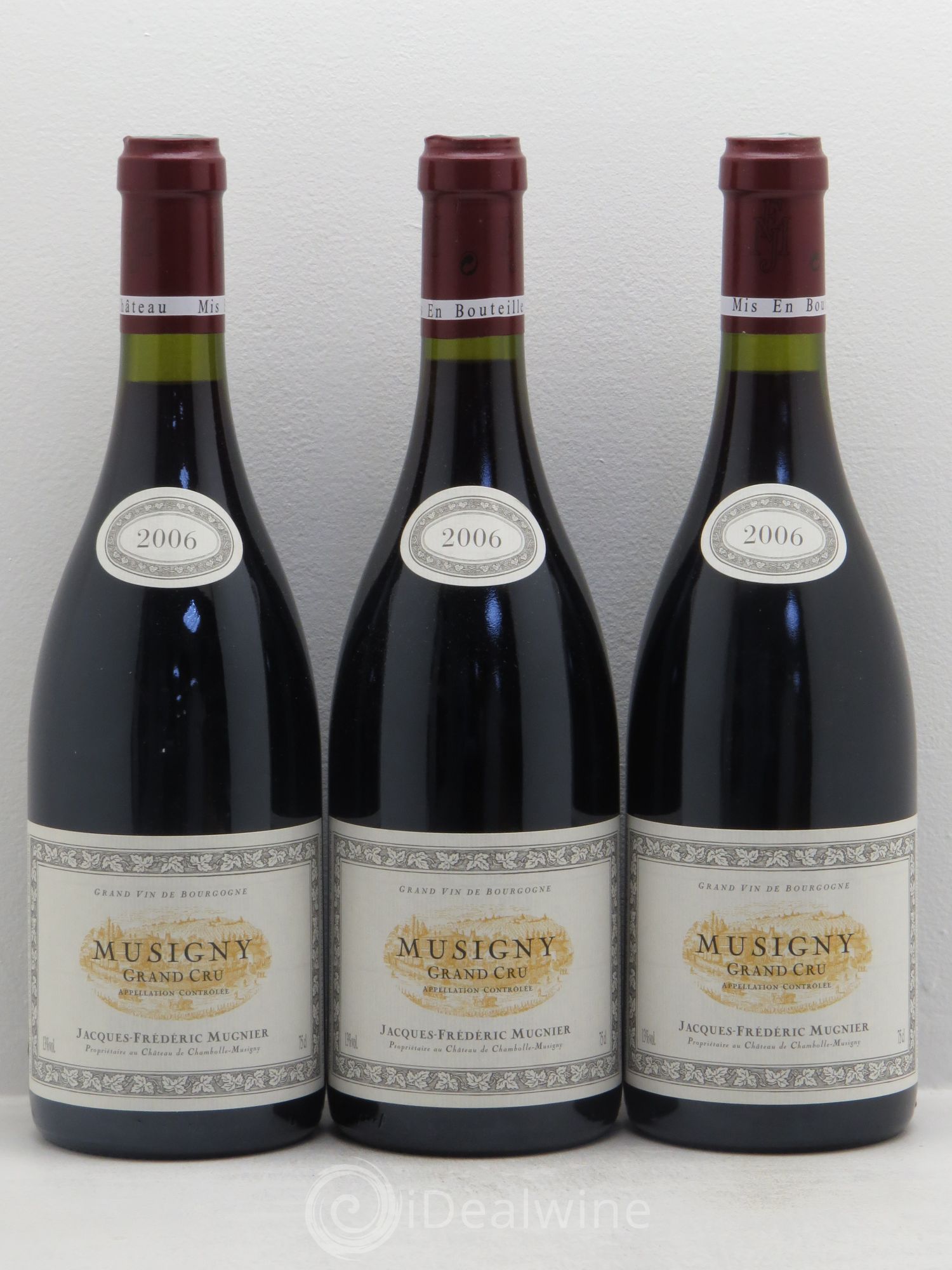 Musigny Grand Cru Jacques-Frédéric Mugnier 2006 - Lot de 3 bouteilles - 0