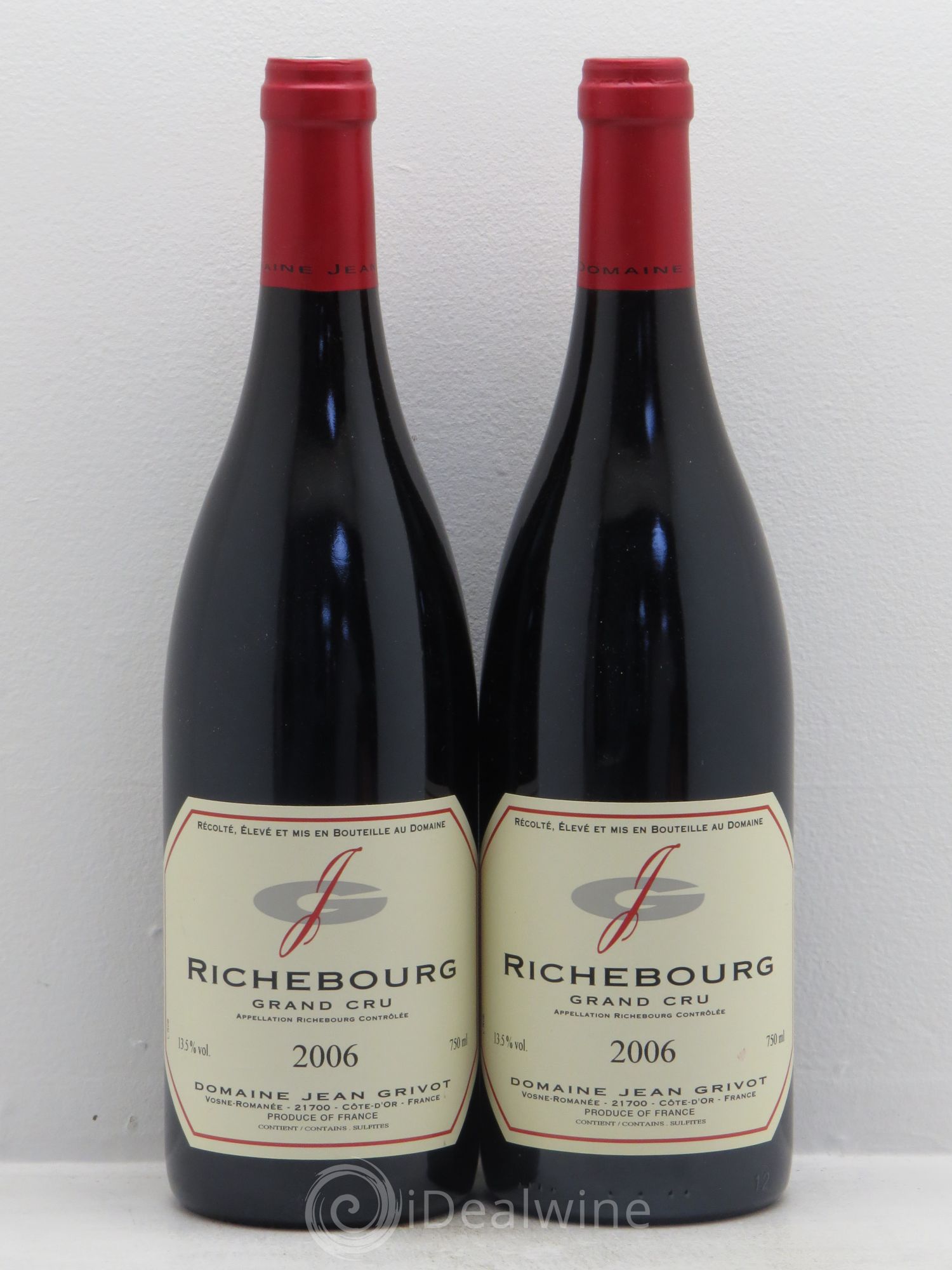 Richebourg Grand Cru Jean Grivot 2006 - Lot de 2 bouteilles - 0