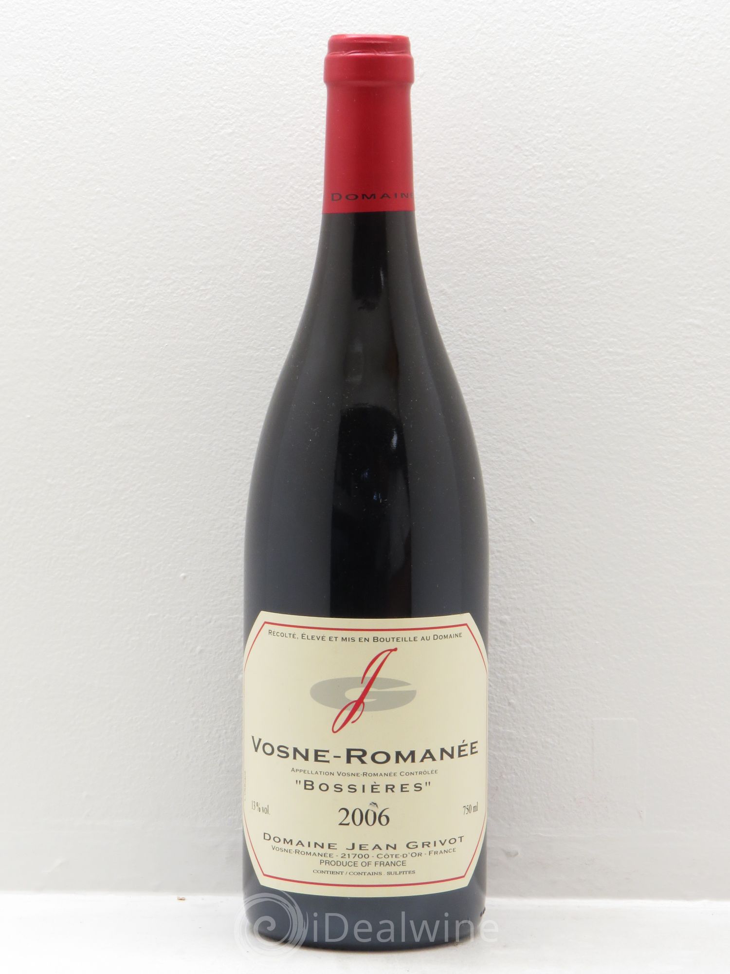 Vosne-Romanée Jean Grivot Bossières 2006 - Lot de 6 bouteilles - 0