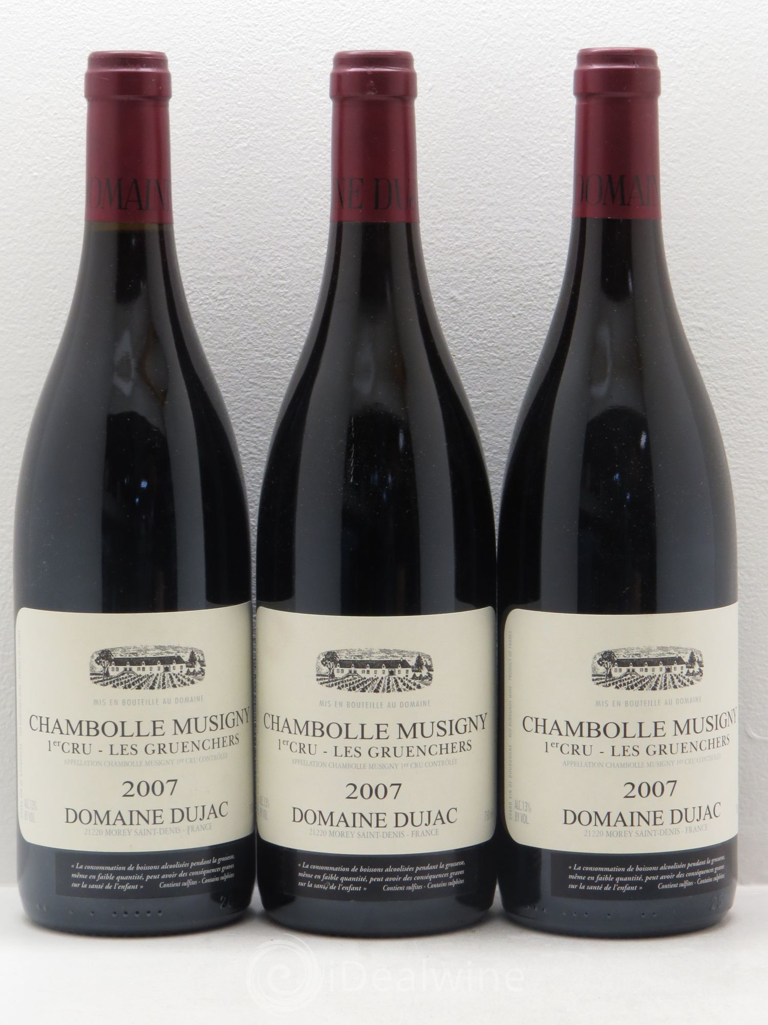 Chambolle-Musigny 1er Cru Les Gruenchers Dujac (Domaine) 2007 - Lot de 3 bouteilles - 0