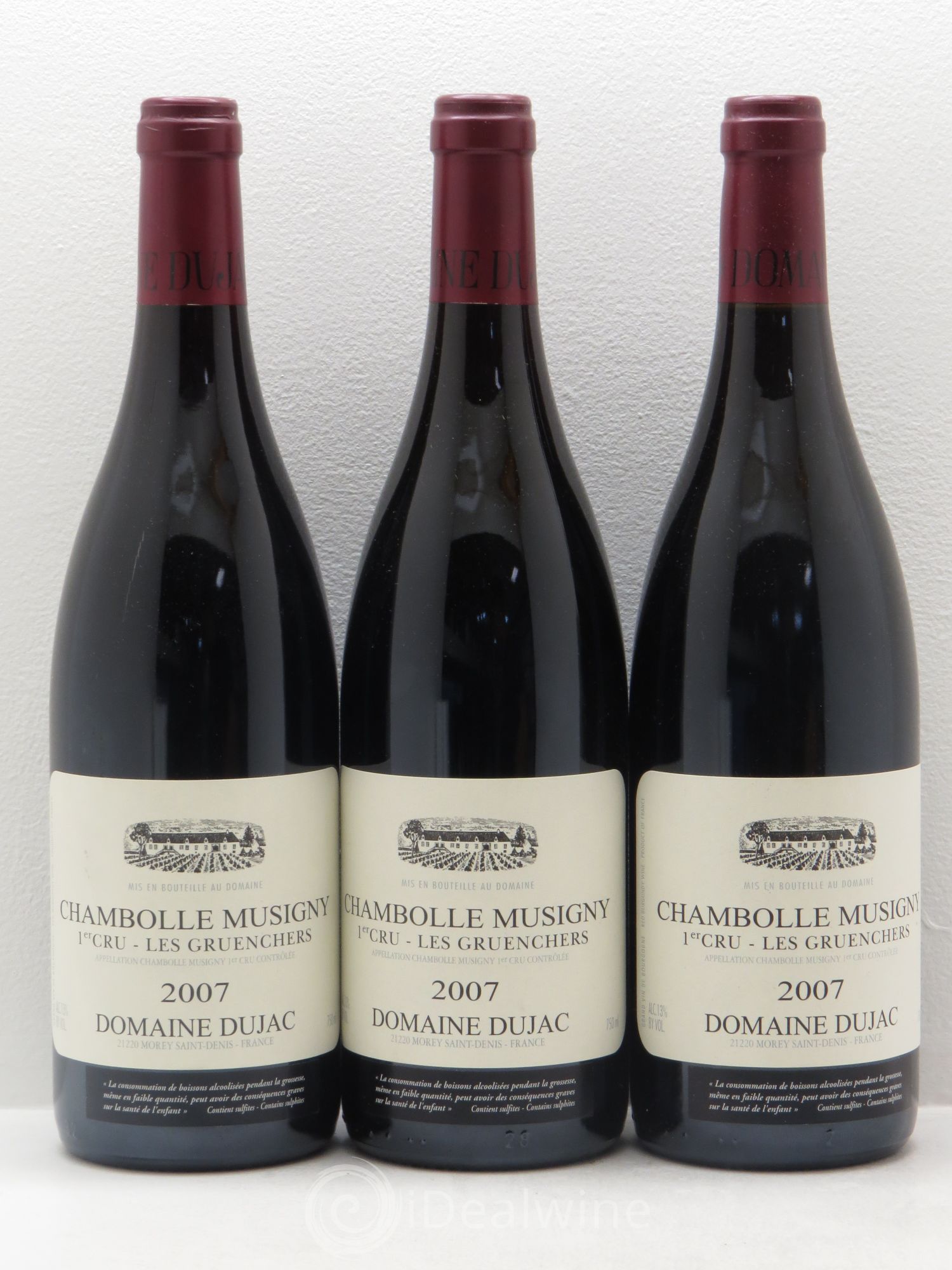 Chambolle-Musigny 1er Cru Les Gruenchers Dujac (Domaine) 2007 - Lot de 3 bouteilles - 0