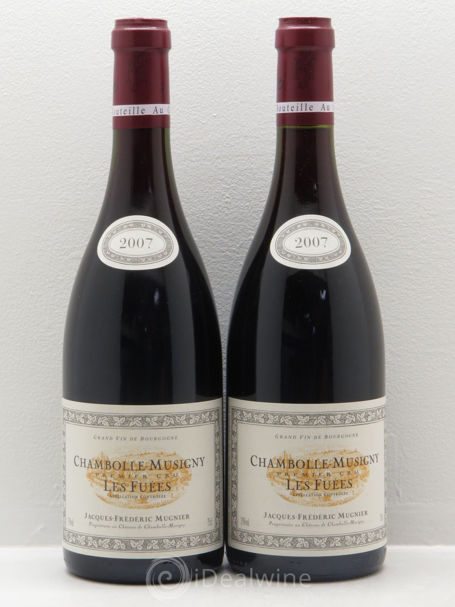 Chambolle-Musigny 1er Cru Les Fuées Jacques-Frédéric Mugnier 2007 - Lot de 2 bouteilles - 0