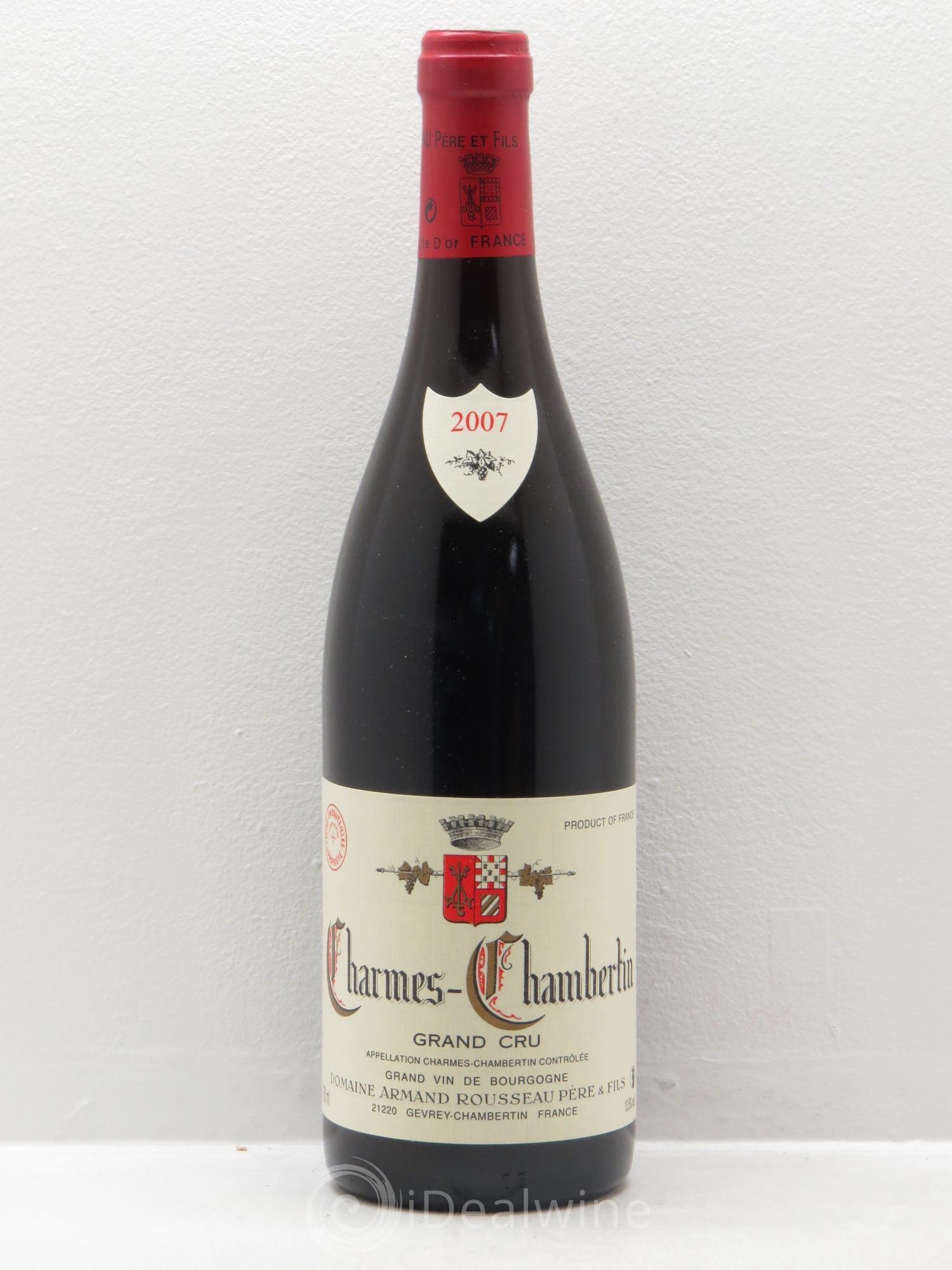 Charmes-Chambertin Grand Cru Armand Rousseau (Domaine) 2007 - Lot de 1 bouteille - 0