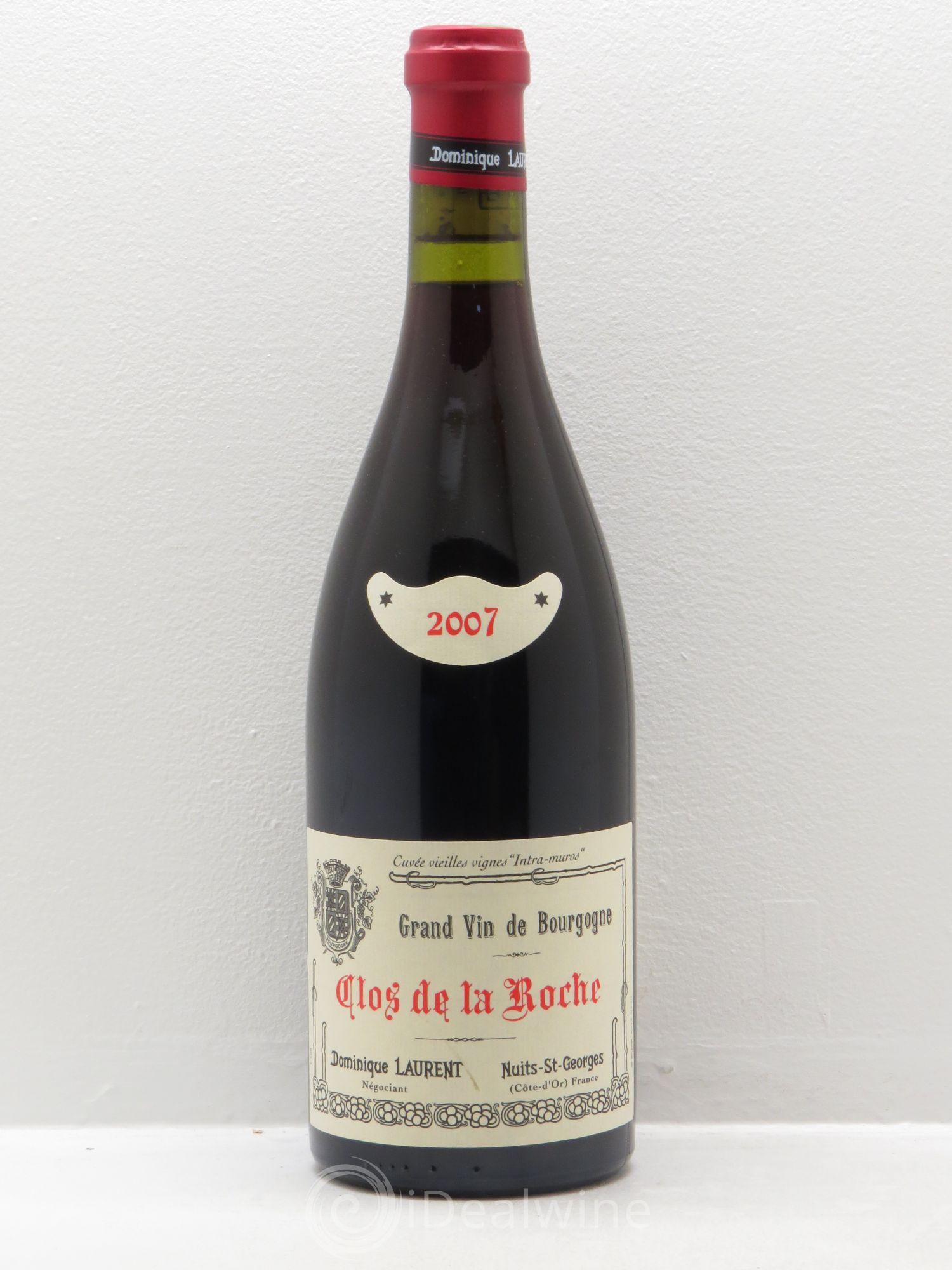 Clos de la Roche Grand Cru Vieilles vignes Intra-muros Dominique Laurent 2007 - Lot de 6 bouteilles - 0