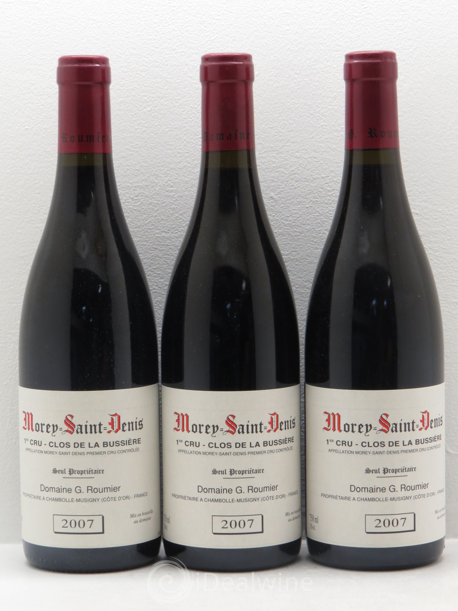 Morey-Saint-Denis 1er Cru Clos de la Bussière Georges Roumier (Domaine) 2007 - Lot de 3 bouteilles - 0