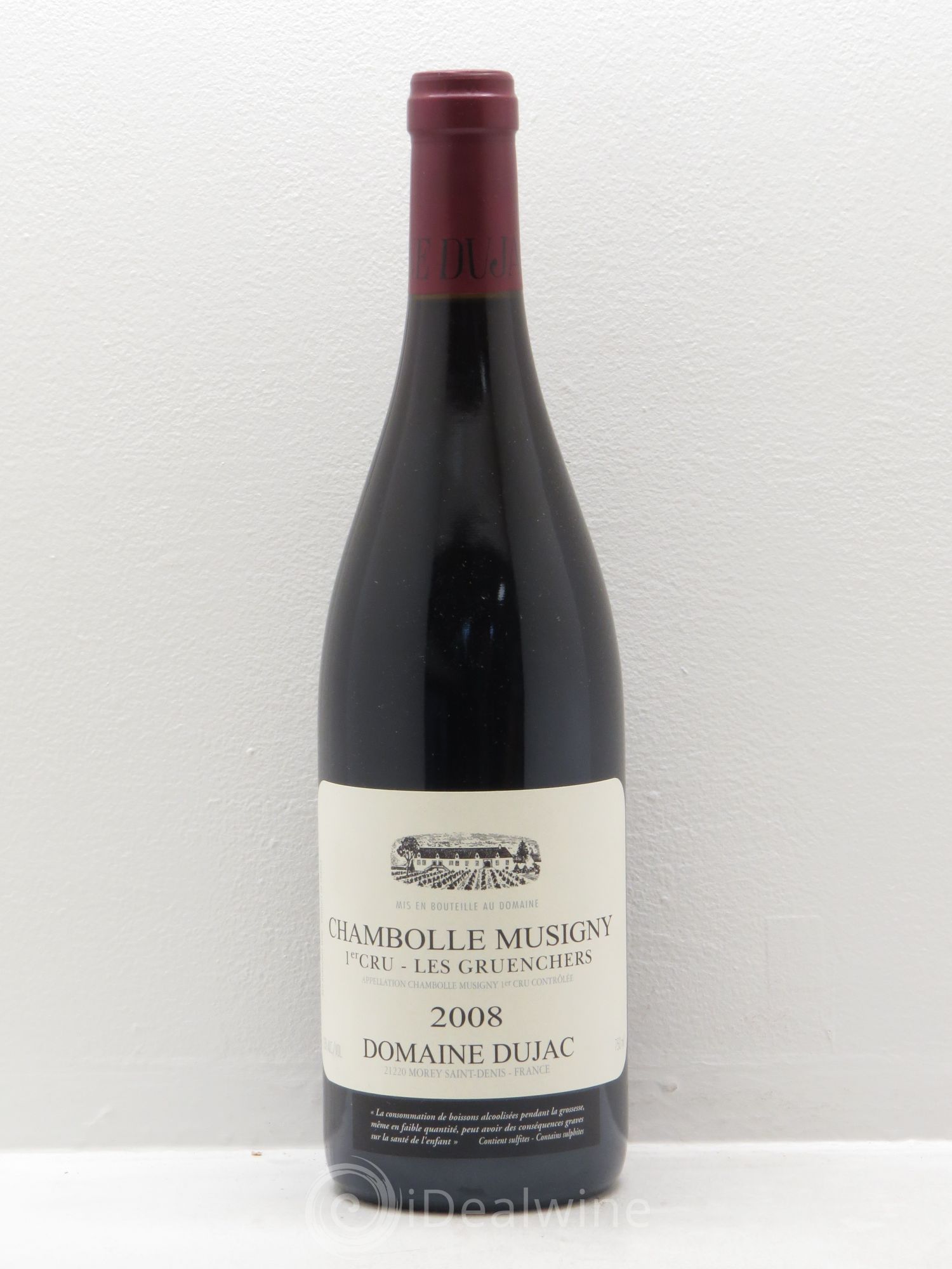 Chambolle-Musigny 1er Cru Les Gruenchers Dujac (Domaine) 2008 - Lot de 1 bouteille - 0