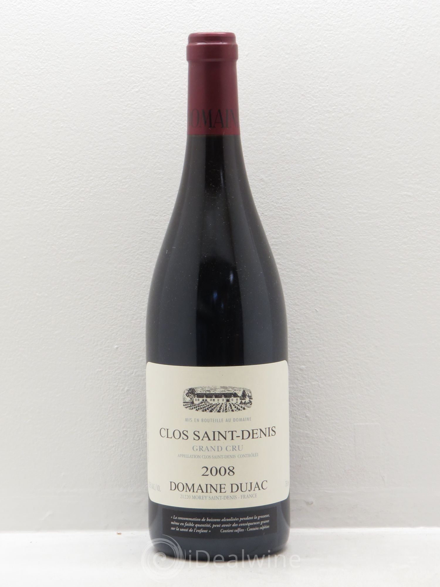 Clos Saint-Denis Grand Cru Dujac (Domaine) 2008 - Lot de 1 bouteille - 0