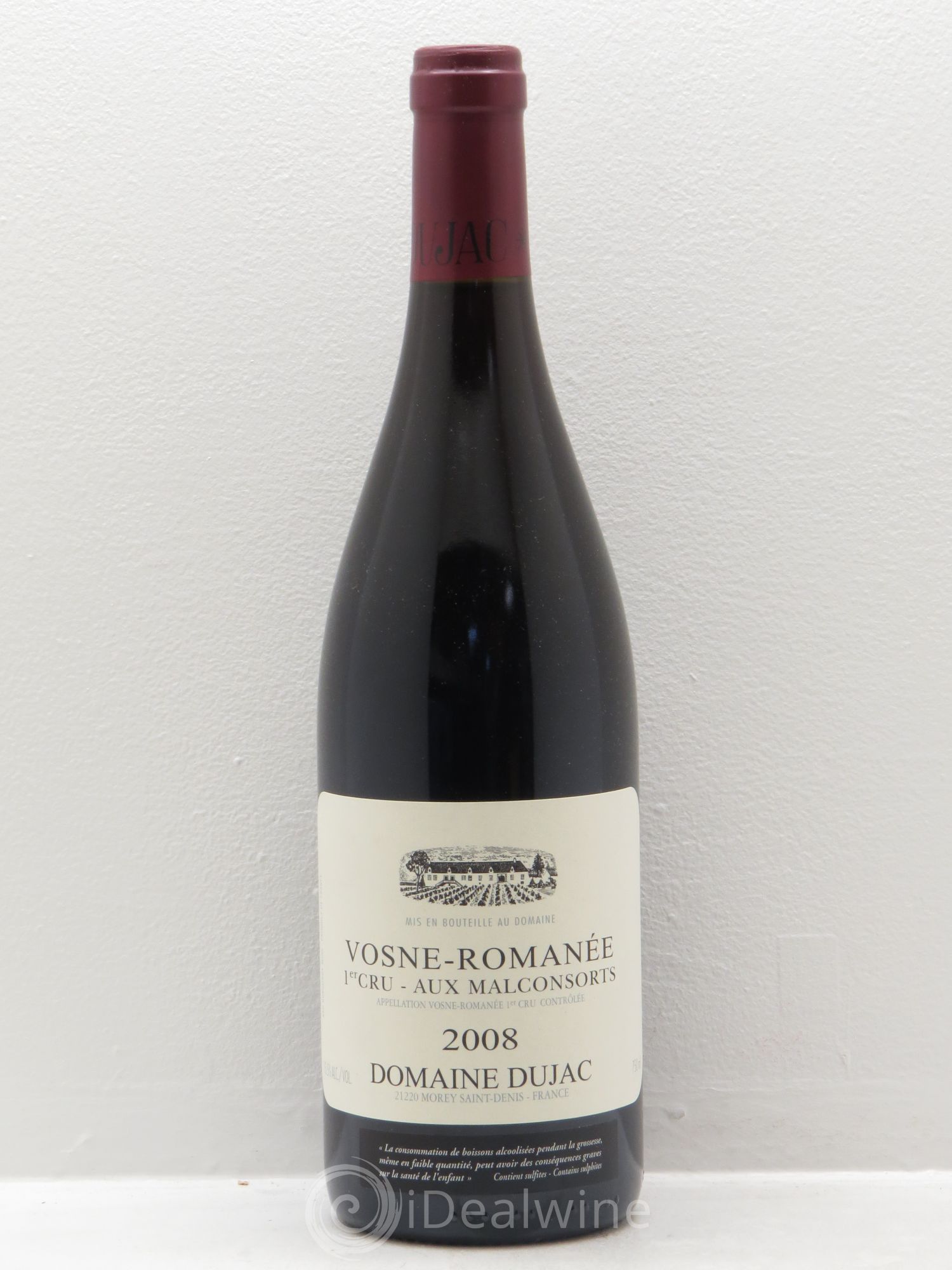 Vosne-Romanée 1er Cru Aux Malconsorts Dujac (Domaine) 2008 - Lot de 1 bouteille - 0