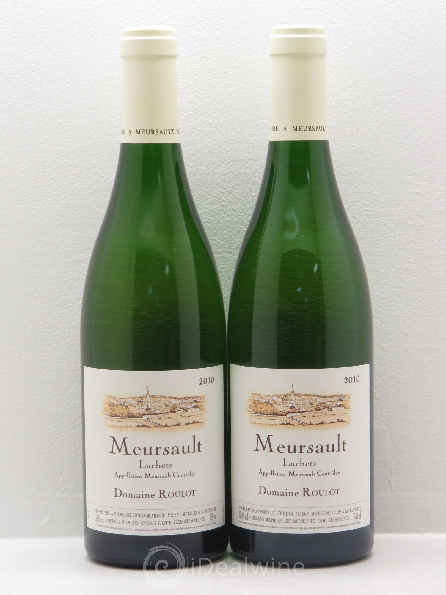 Meursault Luchets Roulot (Domaine) 2010 - Lot de 2 bouteilles - 0