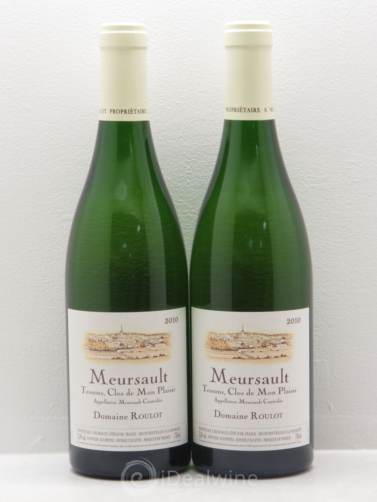 Meursault Les Tessons Clos de Mon plaisir Roulot (Domaine) 2010 - Lot de 2 bouteilles - 0