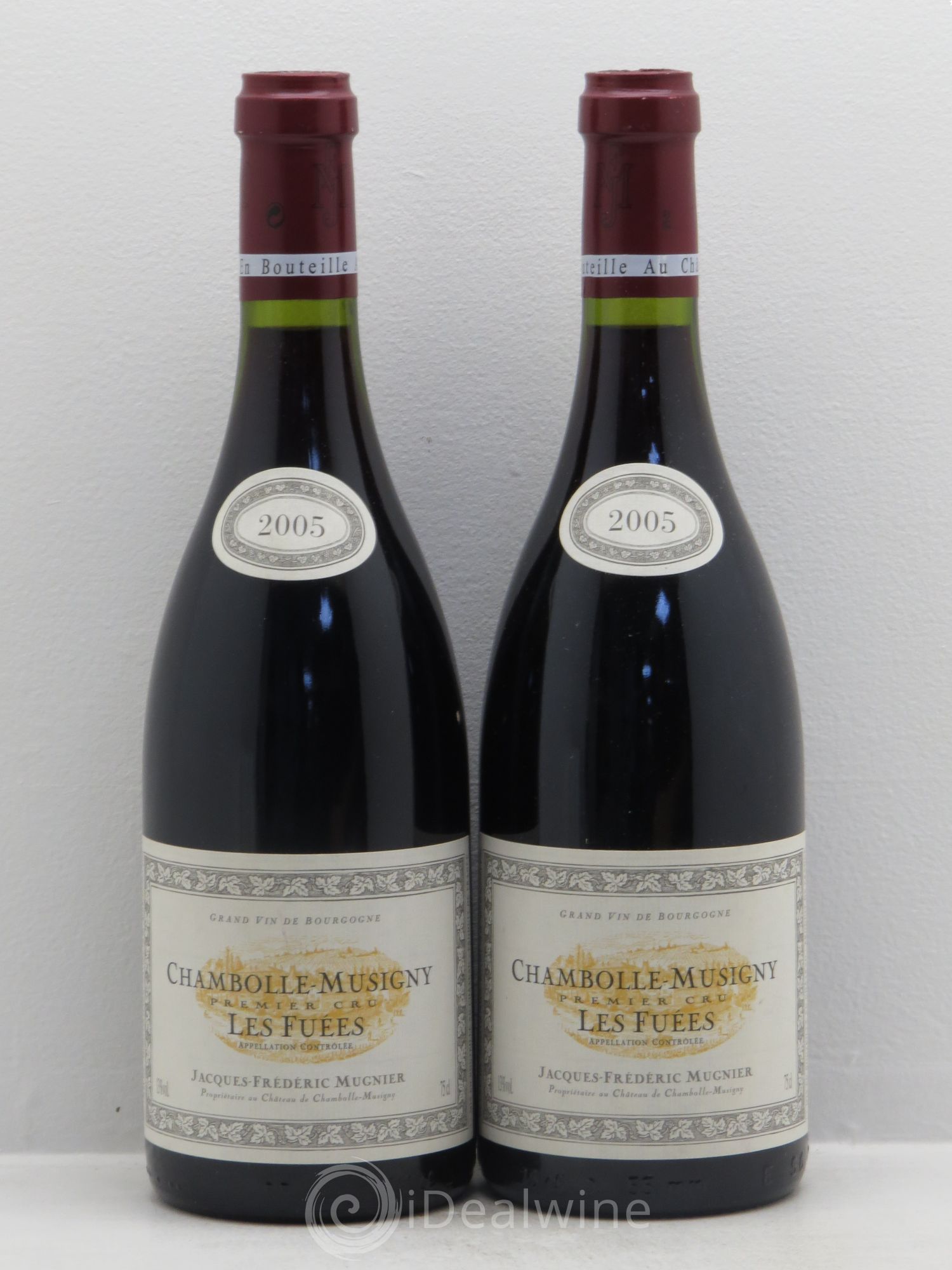 Chambolle-Musigny 1er Cru Les Fuées Jacques-Frédéric Mugnier 2005 - Lot de 2 bouteilles - 0