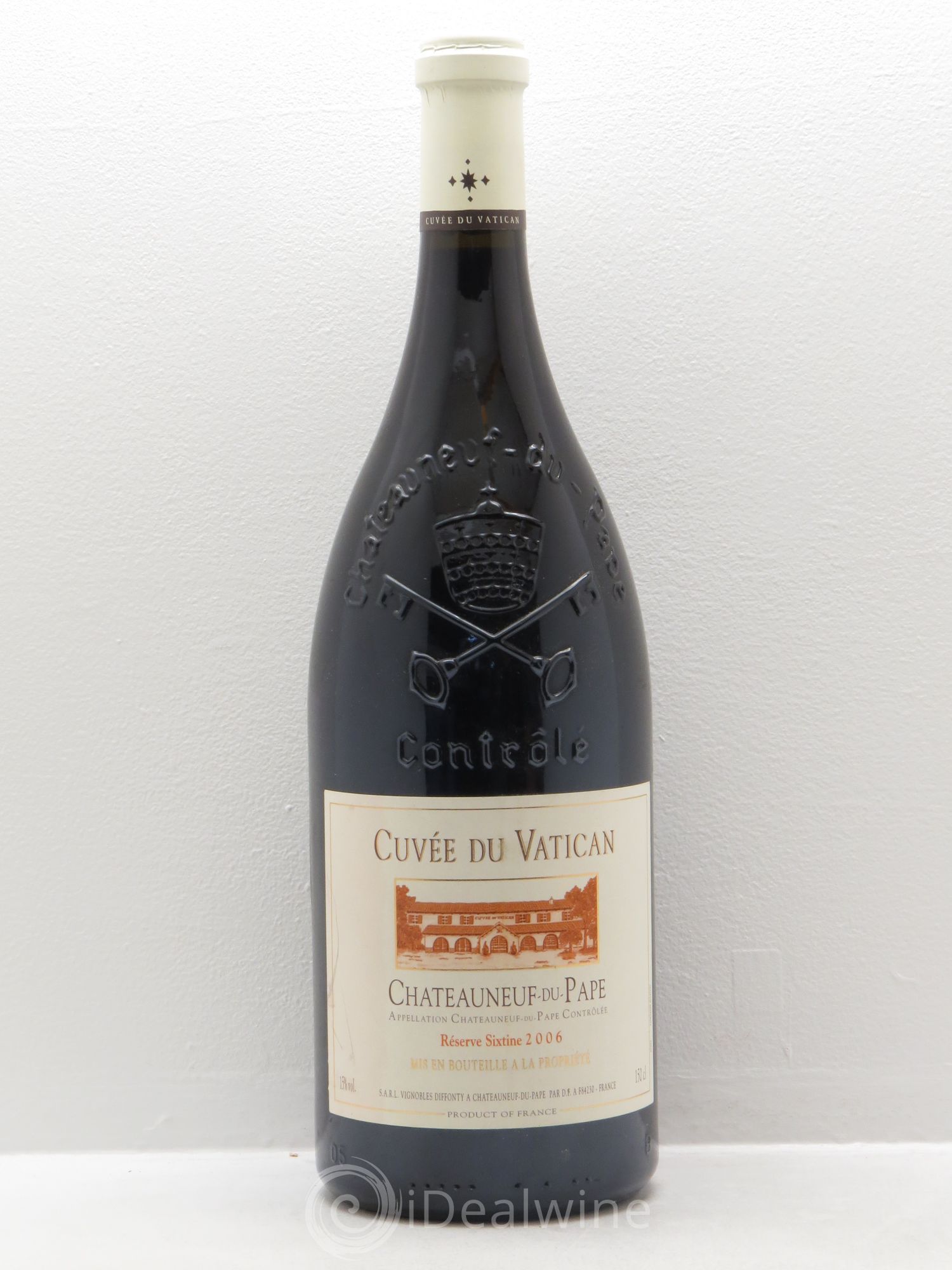 Châteauneuf-du-Pape Cuvée du Vatican Réserve Sixtine Famille Diffonty 2006 - Lot de 1 magnum - 0