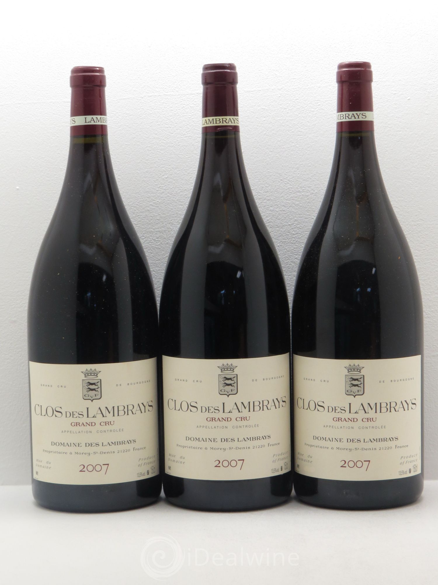 Clos des Lambrays Grand Cru Domaine des Lambrays 2007 - Lot de 3 magnums - 0