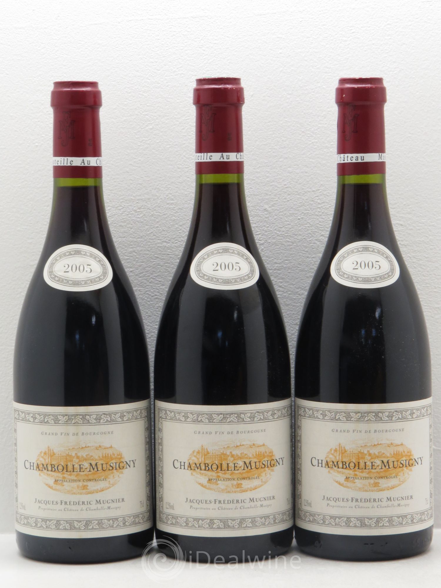 Chambolle-Musigny Jacques-Frédéric Mugnier 2005 - Lot de 3 bouteilles - 0