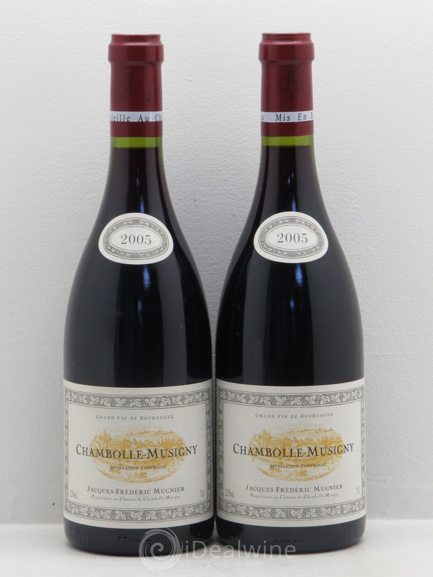 Chambolle-Musigny Jacques-Frédéric Mugnier 2005 - Lot de 2 bouteilles - 0
