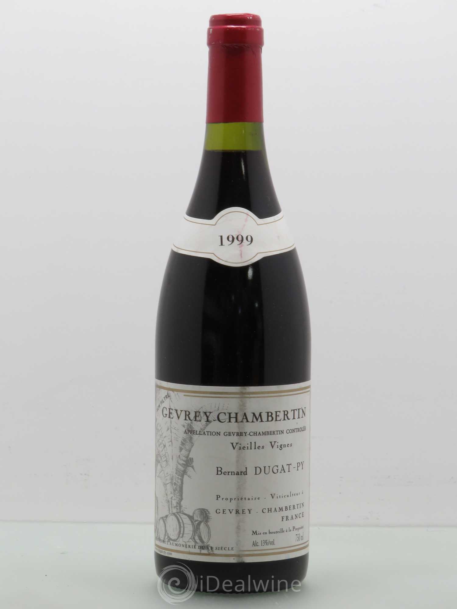 Gevrey-Chambertin Vieilles Vignes Dugat-Py 1999 - Lot de 1 bouteille - 0