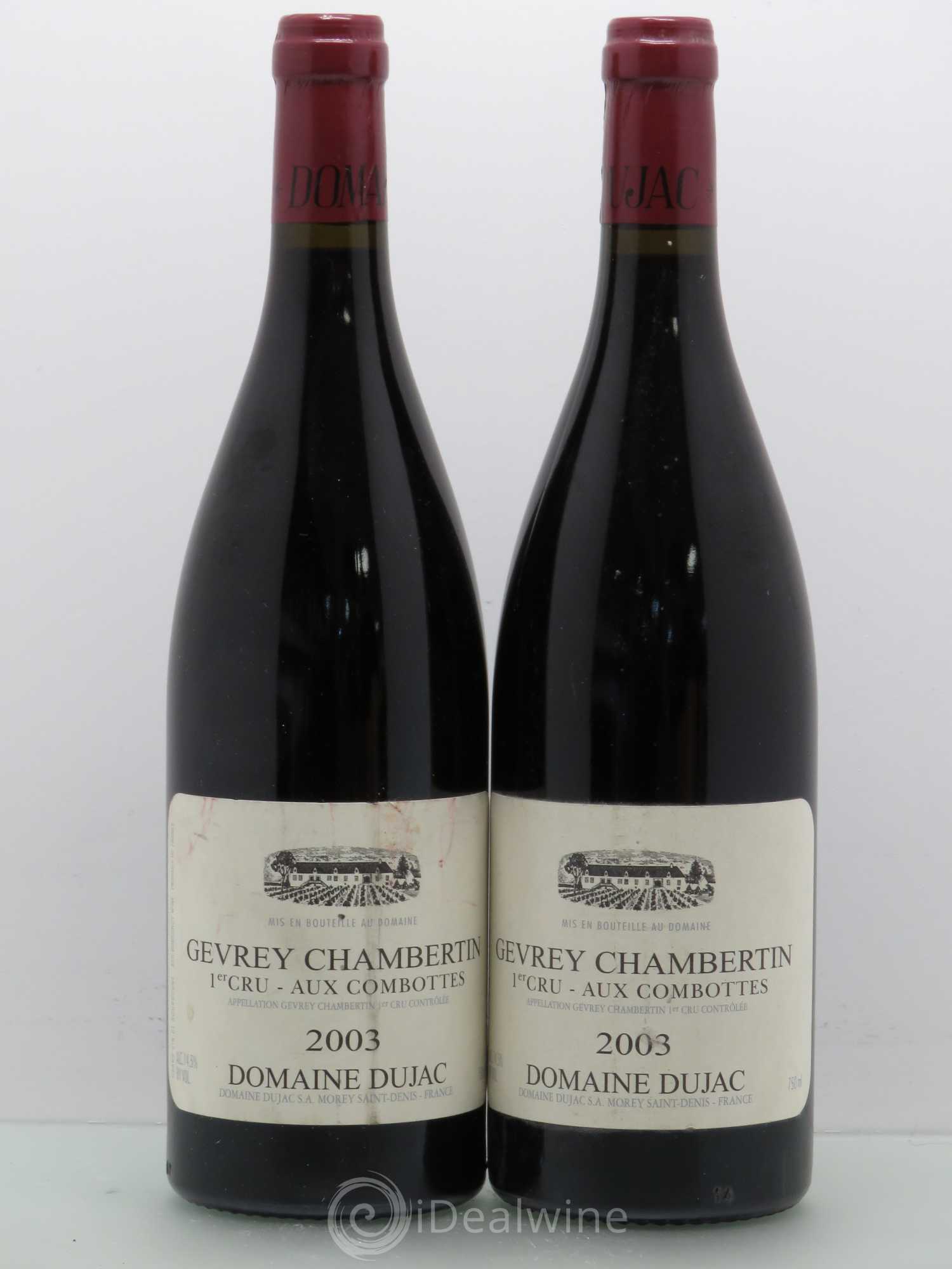 Gevrey-Chambertin 1er Cru Aux Combottes Dujac (Domaine) 2003 - Lot de 2 bouteilles - 0