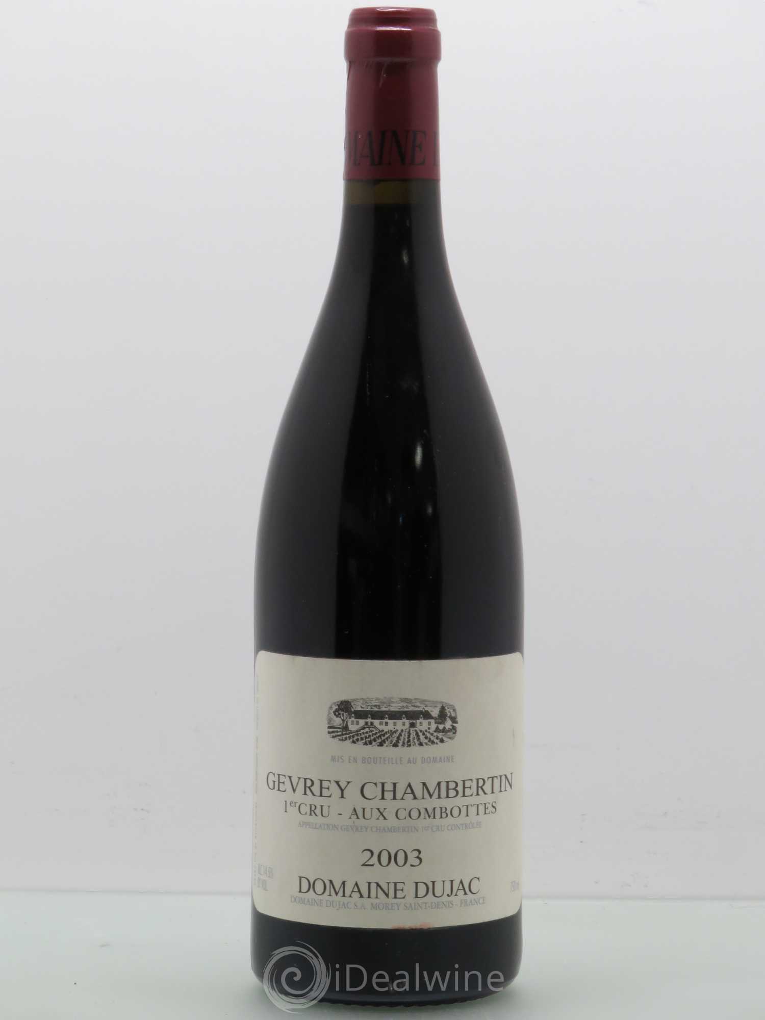 Gevrey-Chambertin 1er Cru Aux Combottes Dujac (Domaine) 2003 - Lot de 1 bouteille - 0