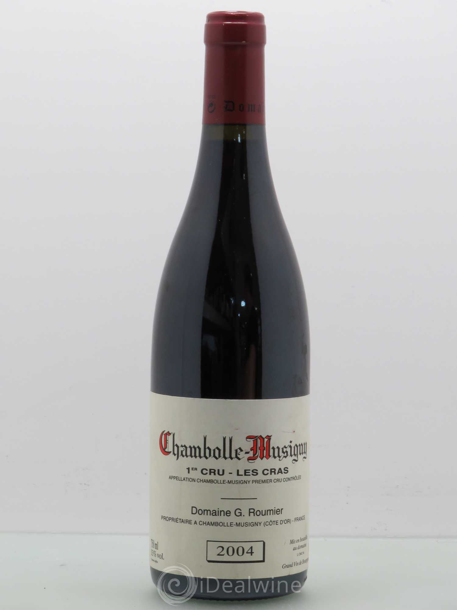Chambolle-Musigny 1er Cru Les Cras Georges Roumier (Domaine) 2004 - Lot de 1 bouteille - 0