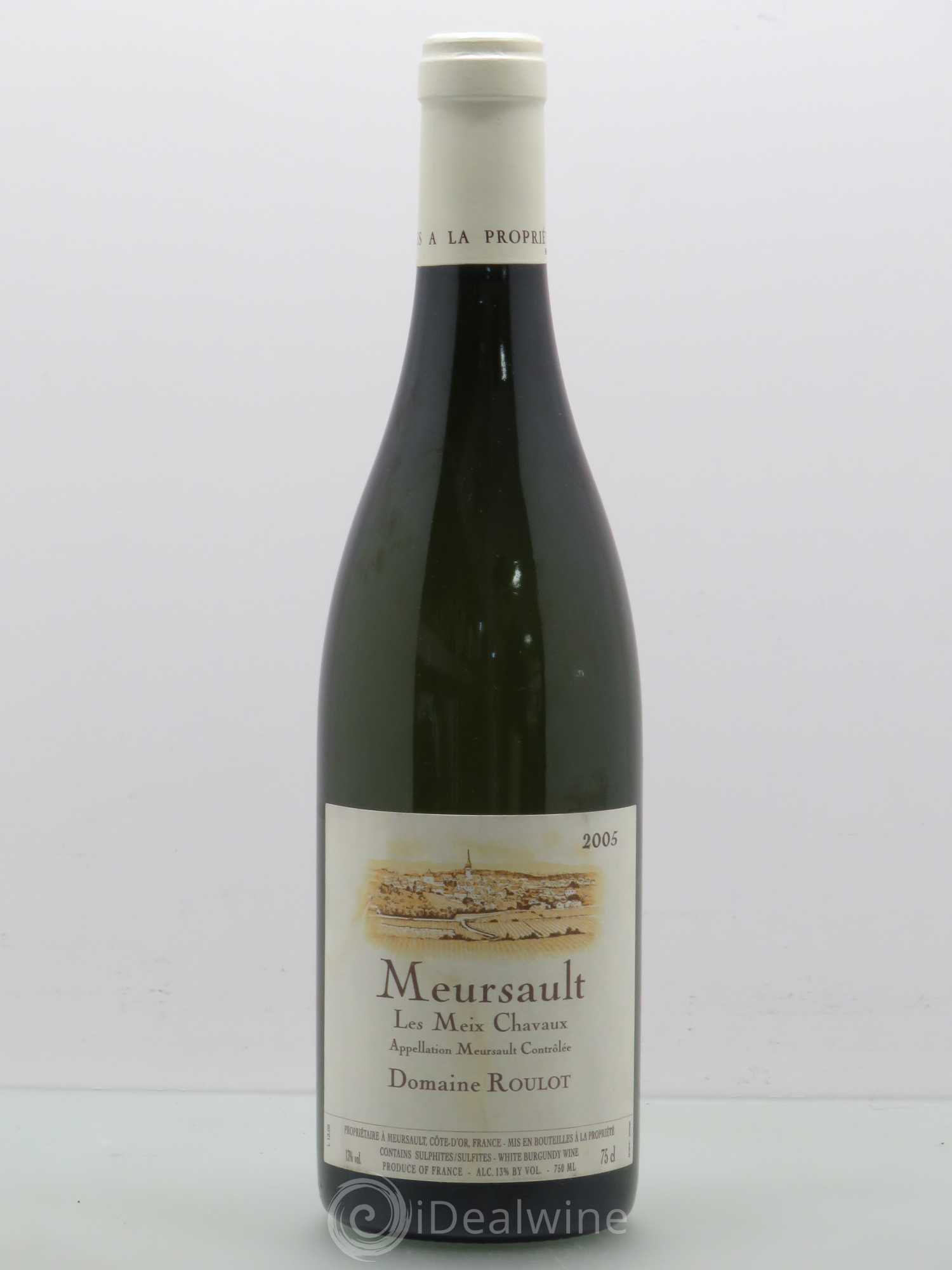 Meursault Meix Chavaux Roulot (Domaine) 2005 - Lot de 1 bouteille - 0